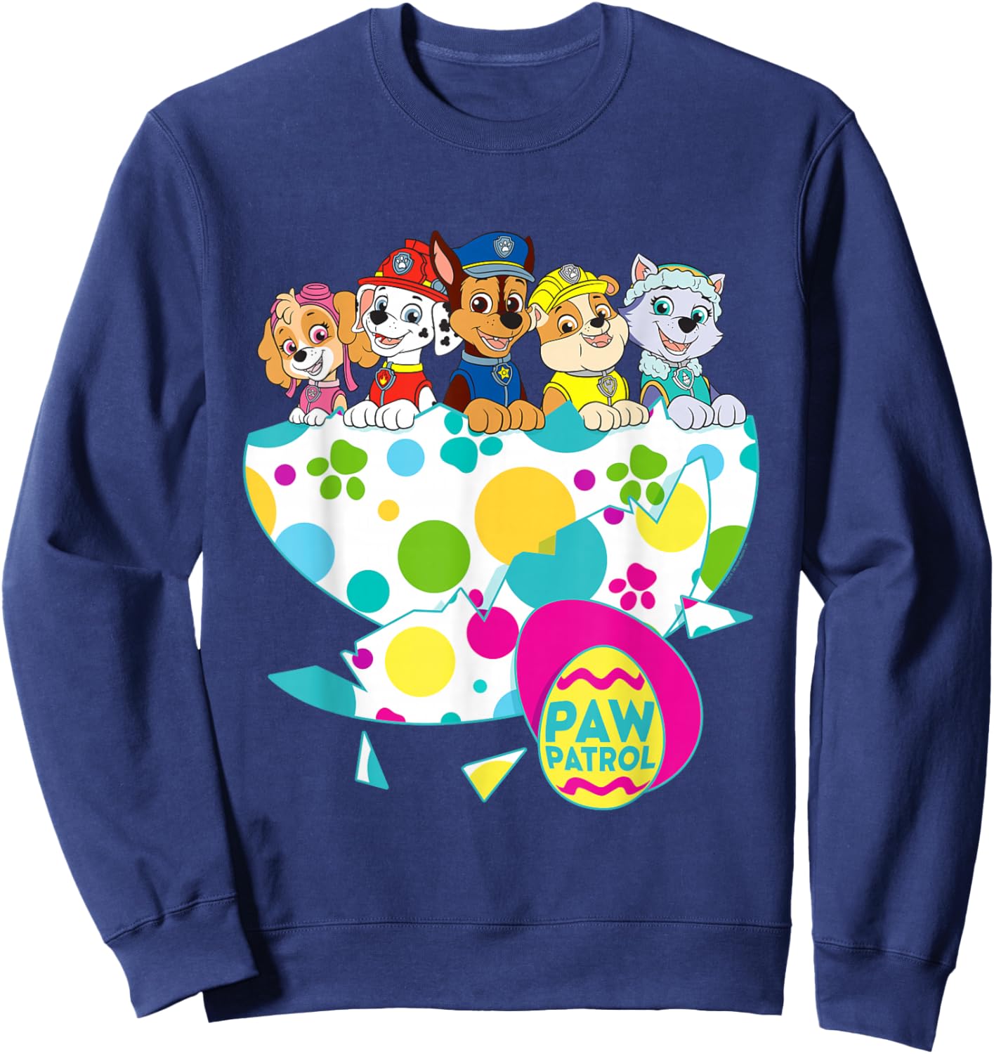 PAW Patrol Cracked Easter Egg Sweatshirt - Sweatshirt | Navy