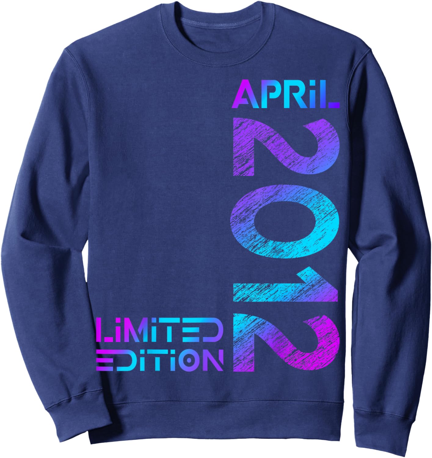 Limited Edition April 2012 14th Birthday Sweatshirt - Sweatshirt | Navy
