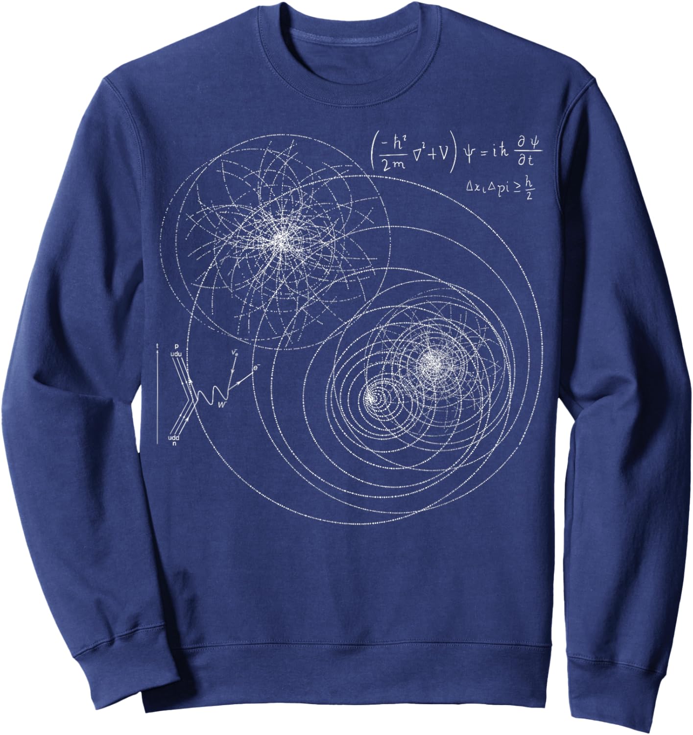 Higgs Boson Physics Quantum Mechanics Science Lover Teacher Sweatshirt - Sweatshirt | Navy