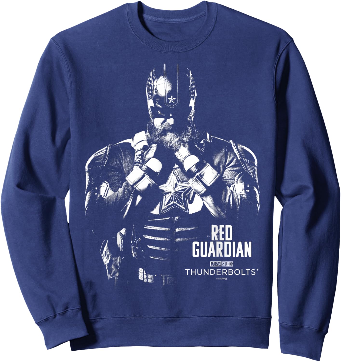 Marvel's Thunderbolts - Red Guardian Silhouette Sweatshirt - Sweatshirt | Navy