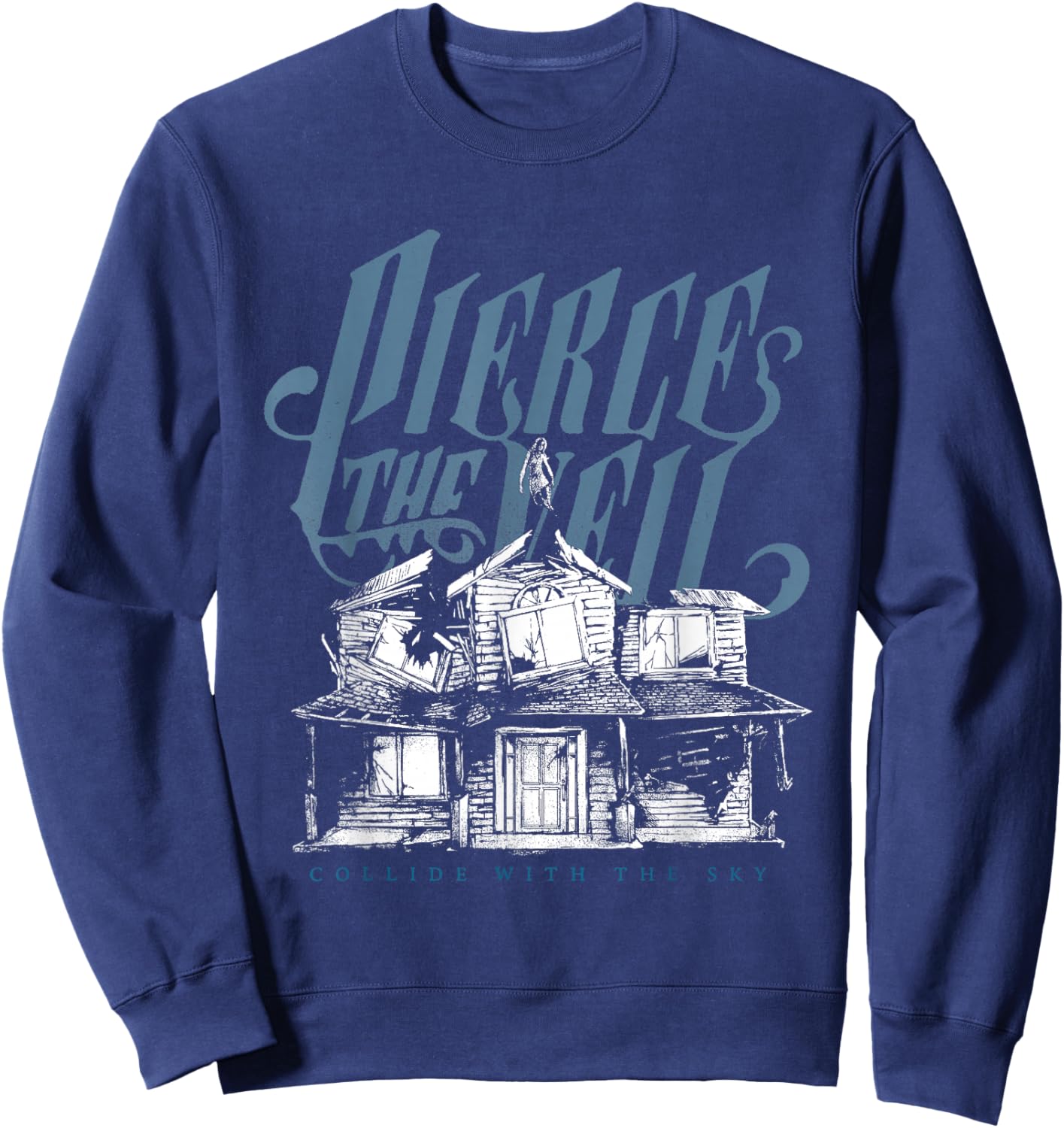 Official Pierce The Veil Collide Cover Sweatshirt - Sweatshirt | Navy