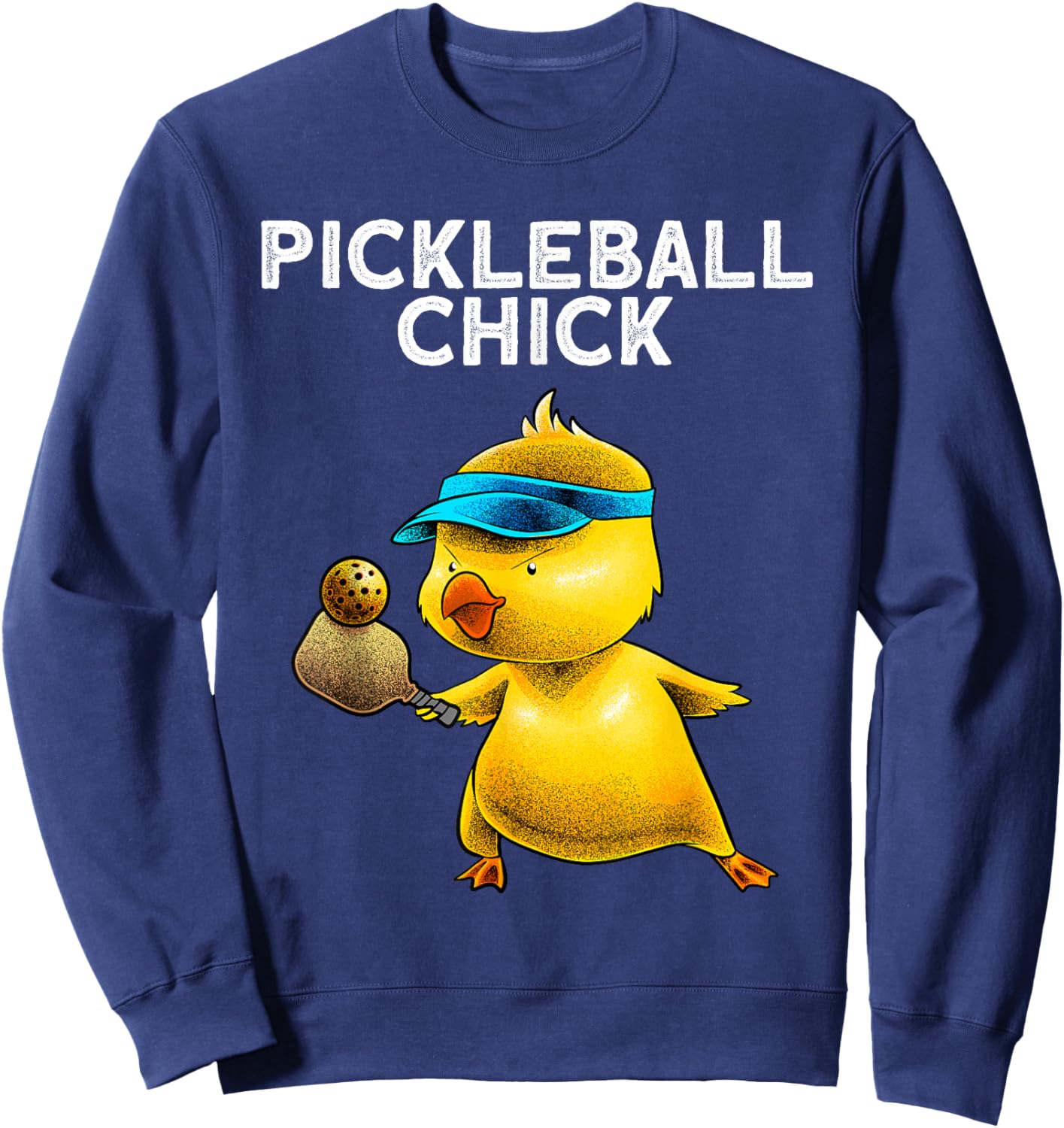 Unique Pickleball Design Girls Pickle Ball Player Sweatshirt - Sweatshirt | Navy