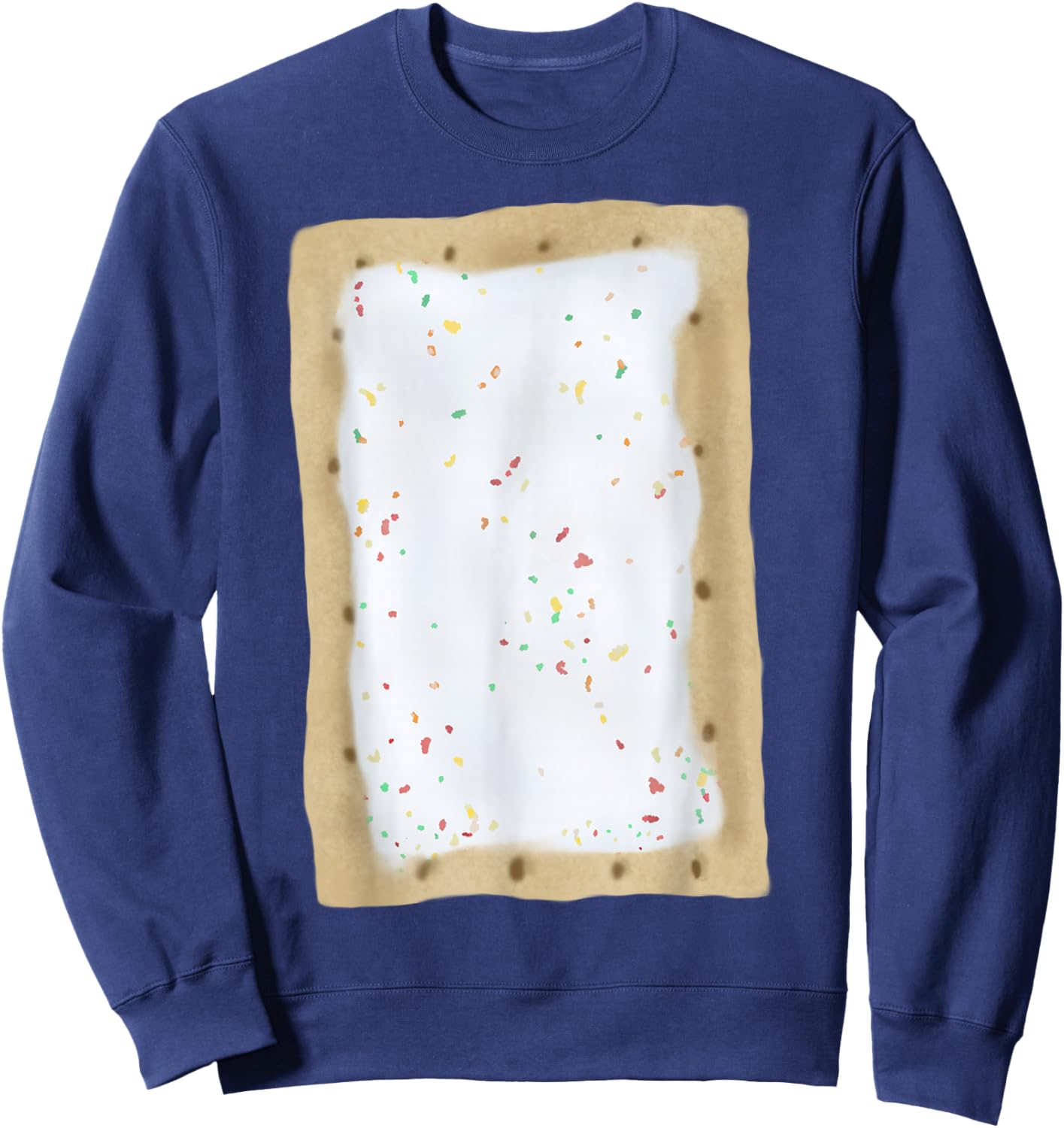 Summer Quirky Giant Tart Toaster Pop Gift Foodie Sweatshirt - Sweatshirt | Navy