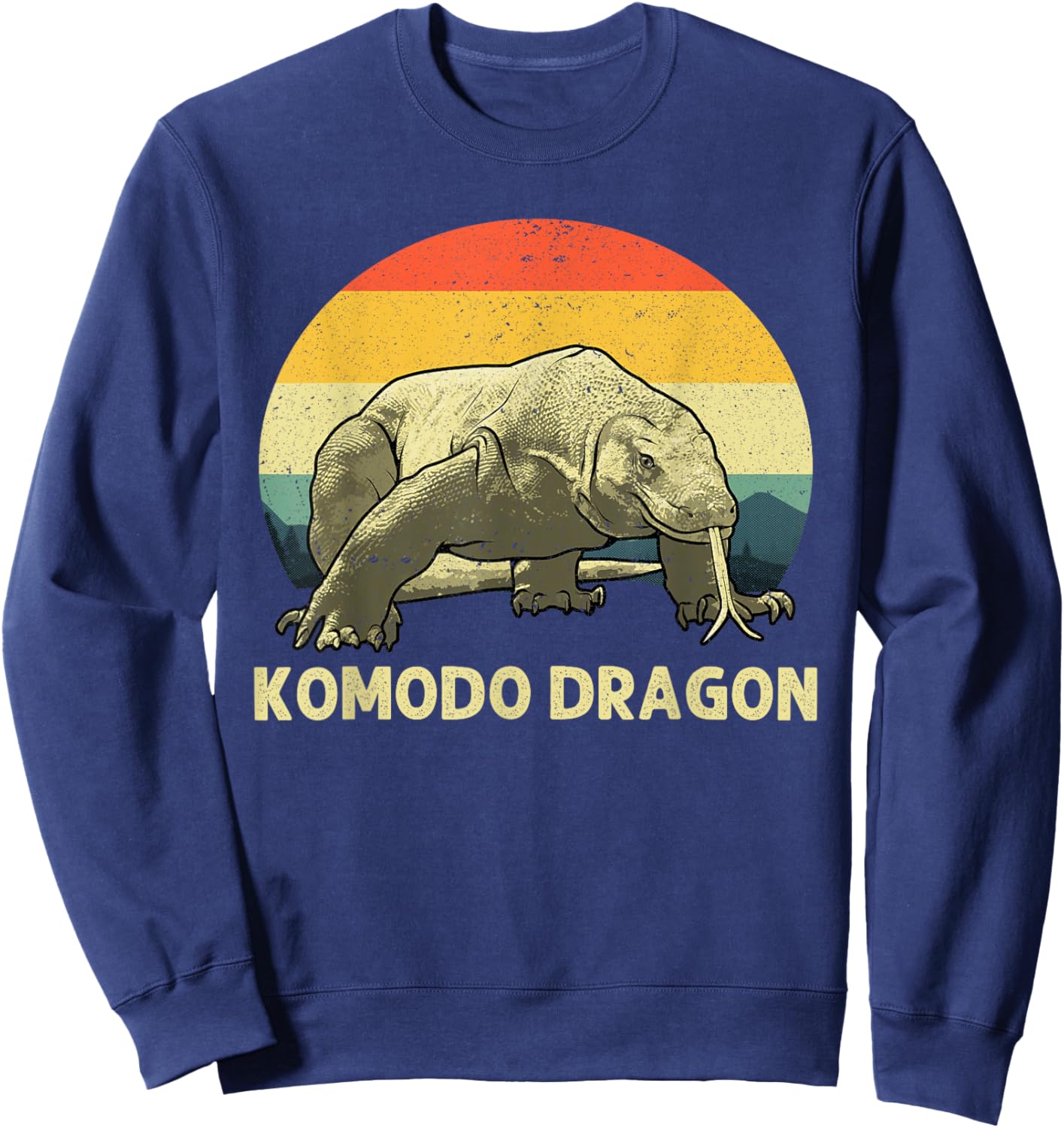 Komodo Dragon Design Women Kids Komodo Dragon Lover Sweatshirt - Sweatshirt | Navy