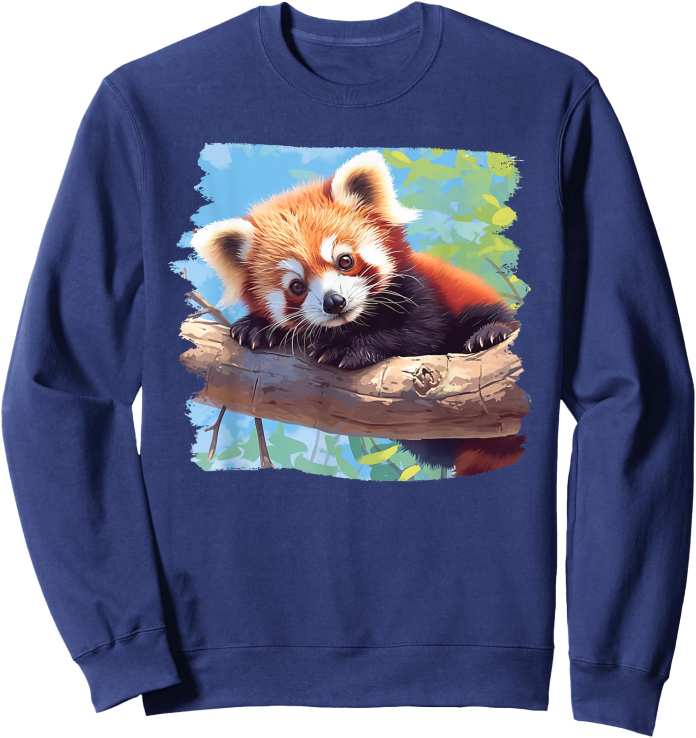 Red Pandas Red Panda Sweatshirt - Sweatshirt | Navy