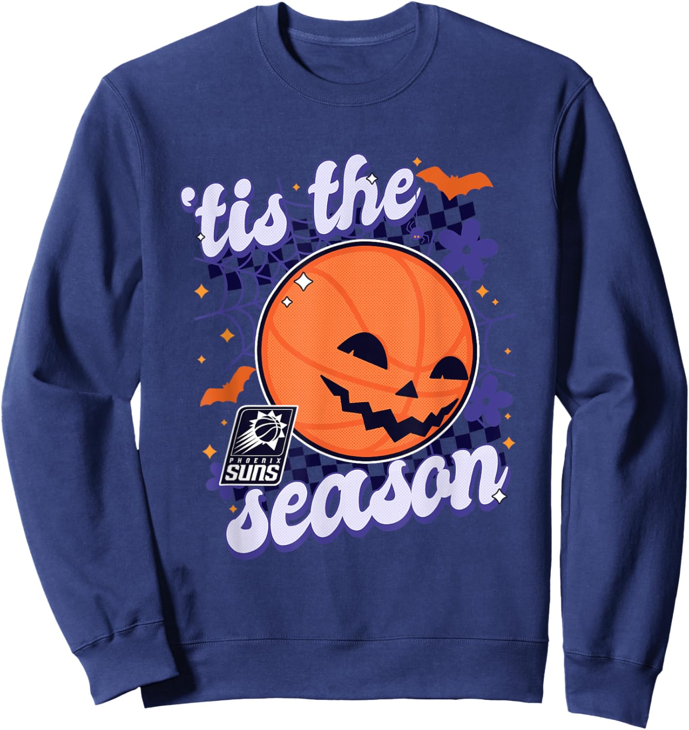 NBA Phoenix Suns Halloween Spooky Season Sweatshirt - Sweatshirt | Navy