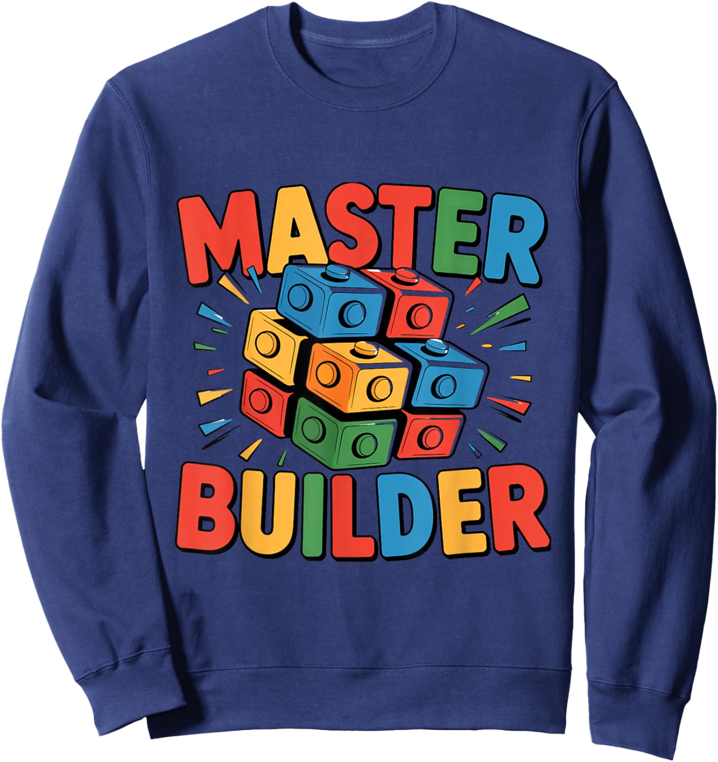 Brick Builder Master Builder Blocks Sweatshirt - Sweatshirt | Navy
