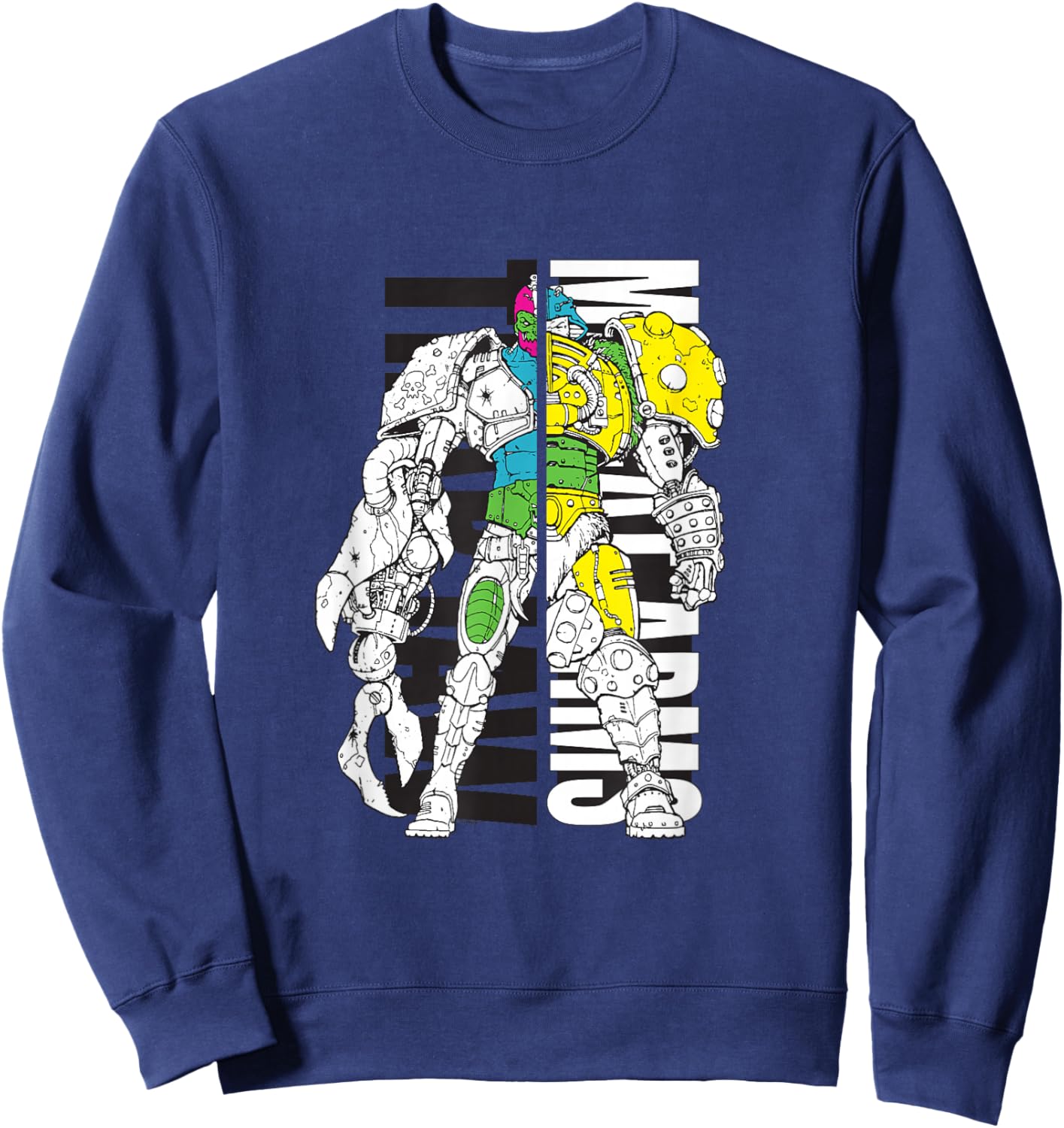 Masters of the Universe - Trap Jaw & Man-At-Arms Sweatshirt - Sweatshirt | Navy