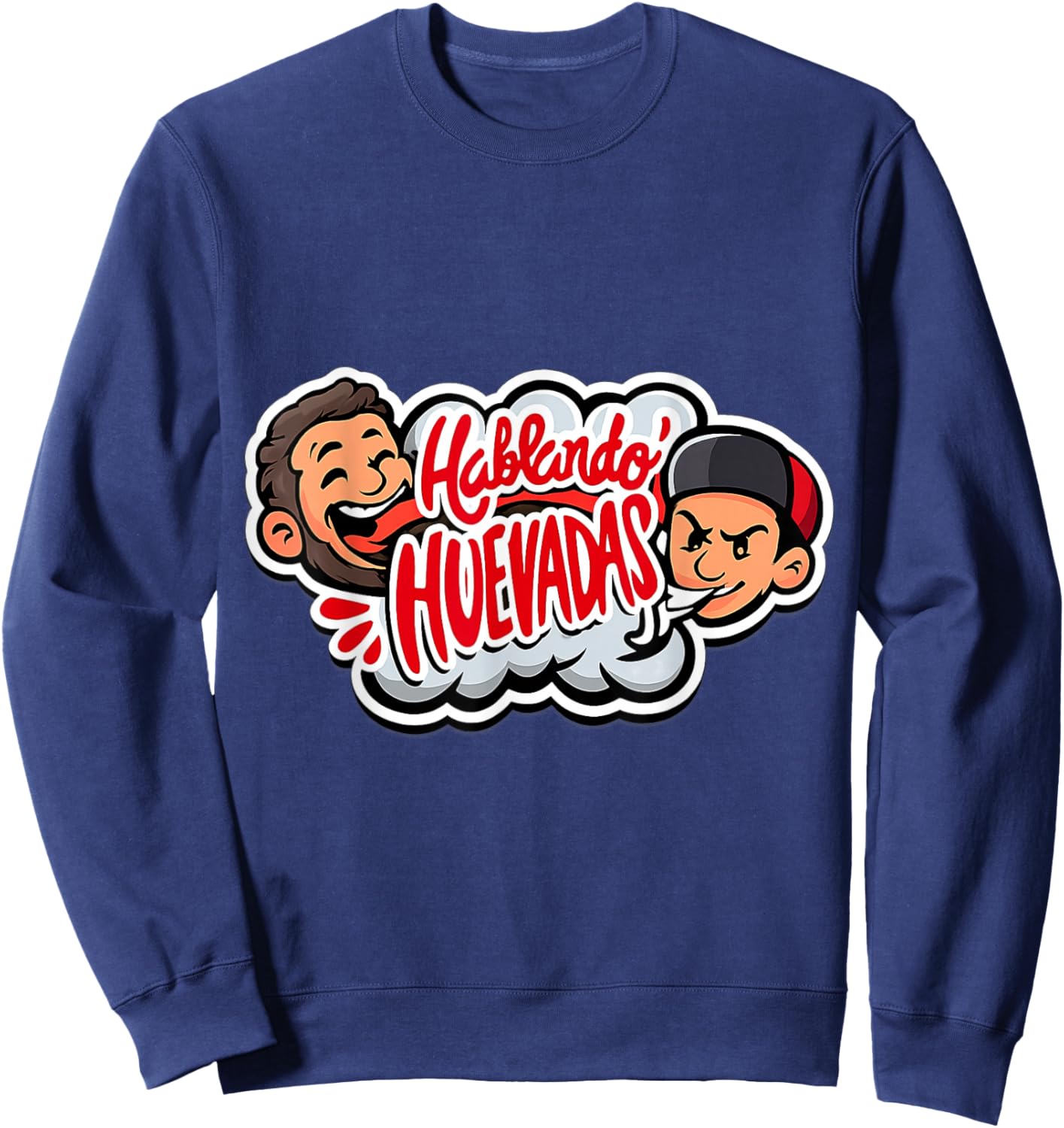 Hablando Huevadas Sweatshirt - Sweatshirt | Navy