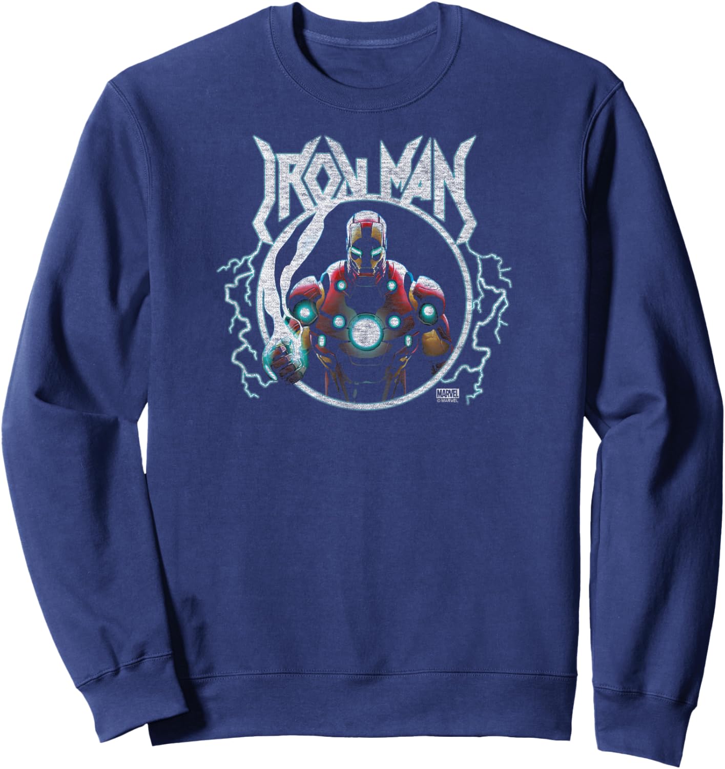 Iron Man - Metal Inspired Sweatshirt - Sweatshirt | Navy