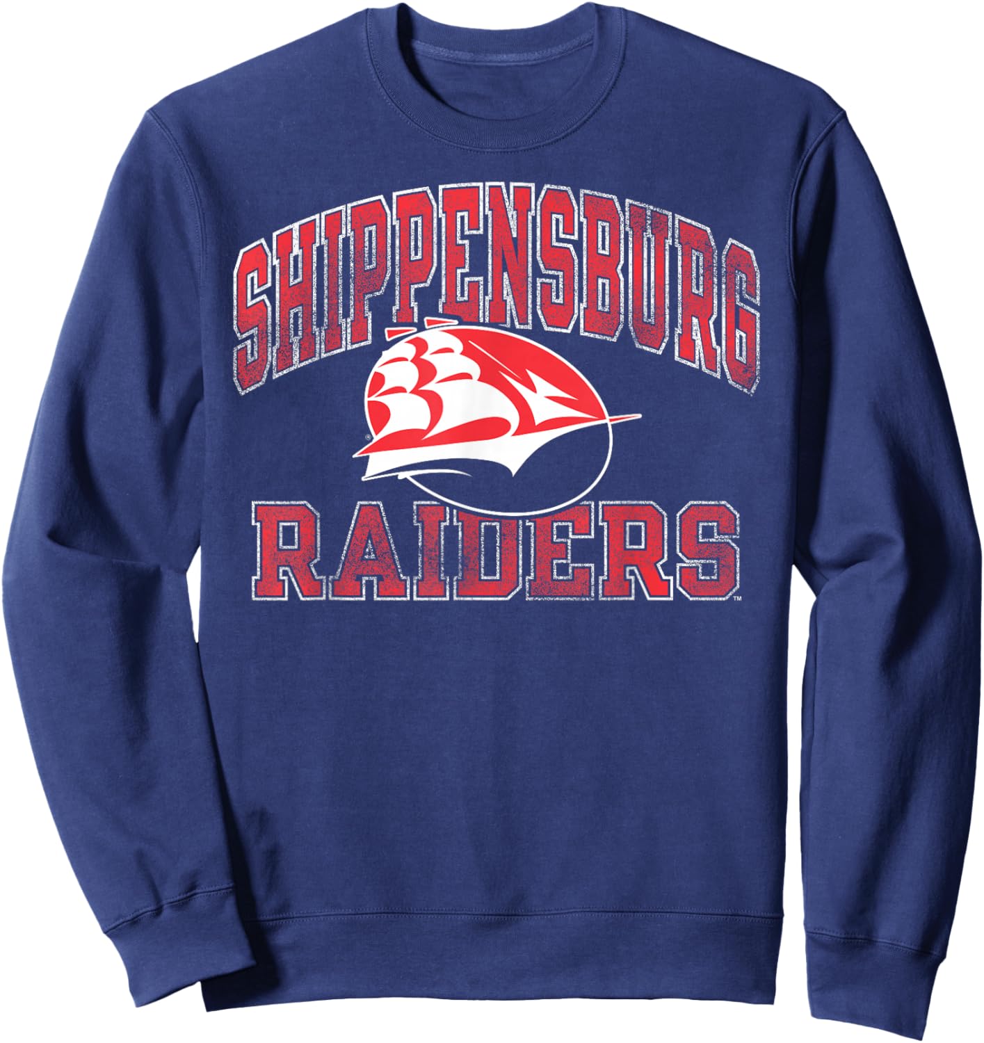 Shippensburg Raiders Vintage Worn Navy Officially Licensed Sweatshirt - Sweatshirt | Navy