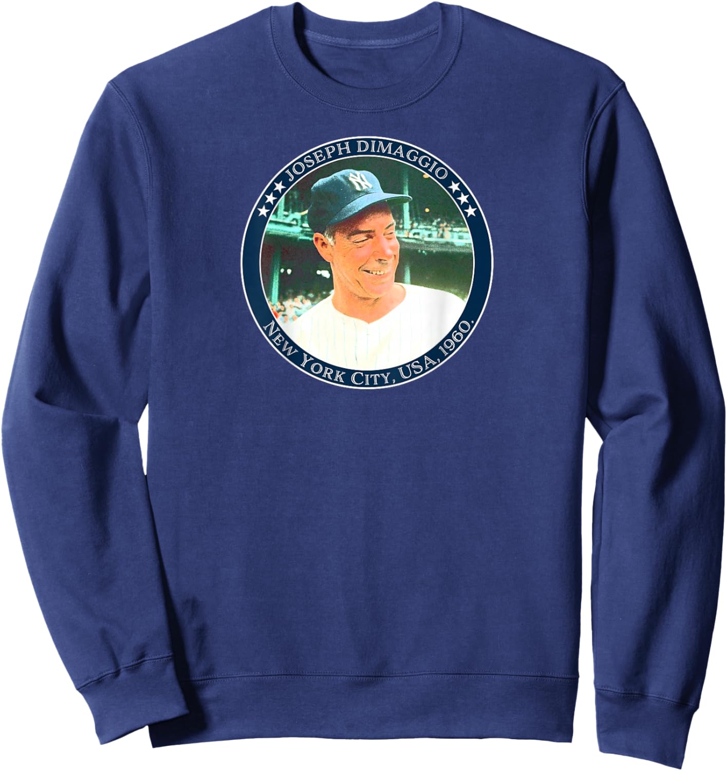 Joe DiMaggio_001_Back Printed Sweatshirt - Sweatshirt | Navy