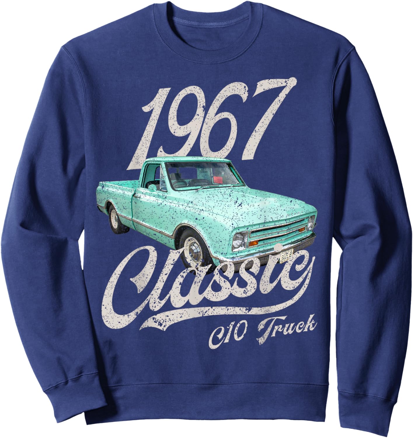 1967 67 C10 Truck Sweatshirt - Sweatshirt | Navy