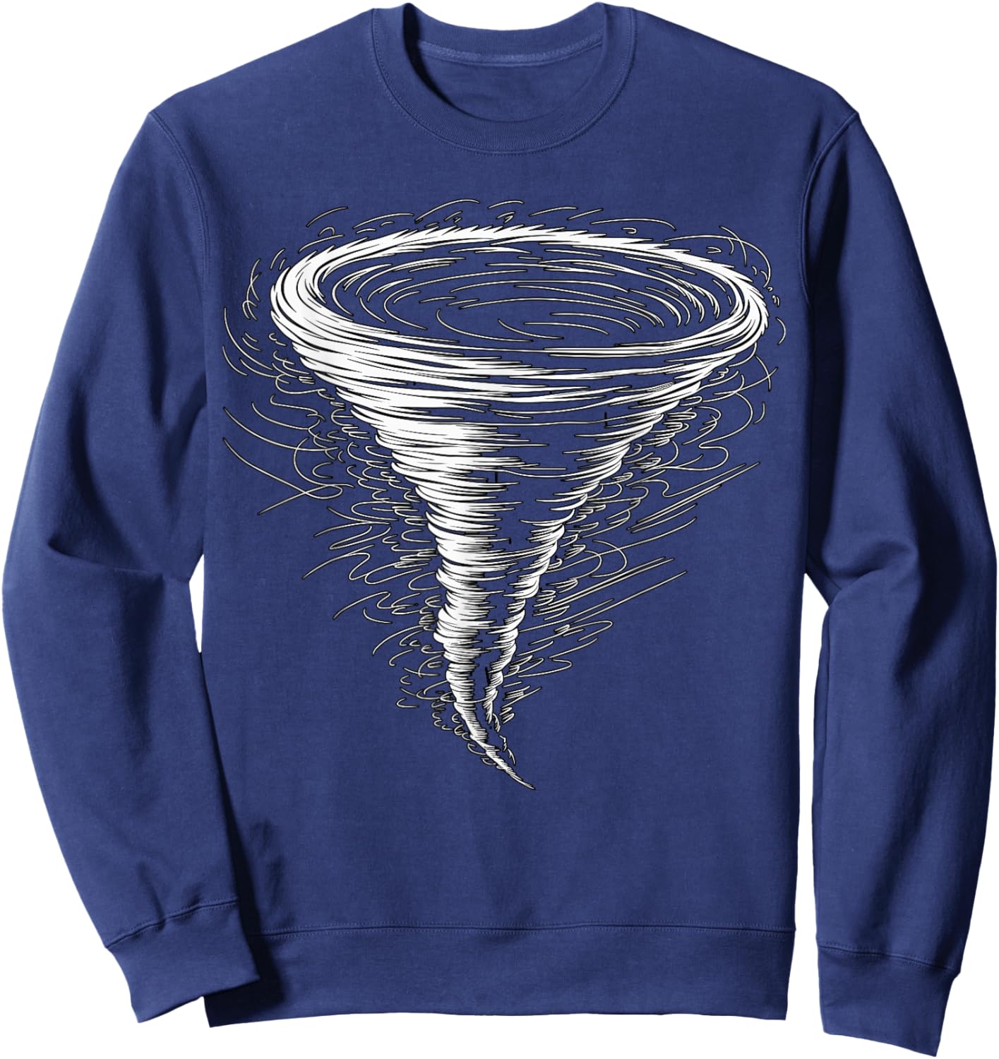 Tornado Sketch Storm Chaser Sweatshirt - Sweatshirt | Navy