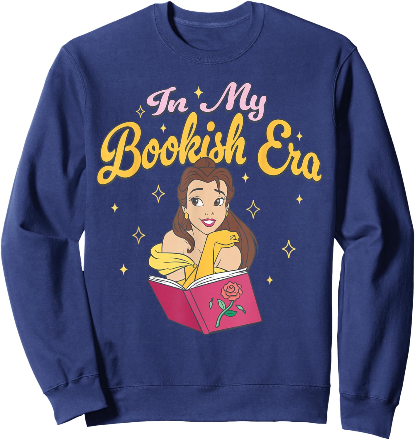 Disney Beauty and The Beast in My Bookish Era Sweatshirt - Sweatshirt | Navy