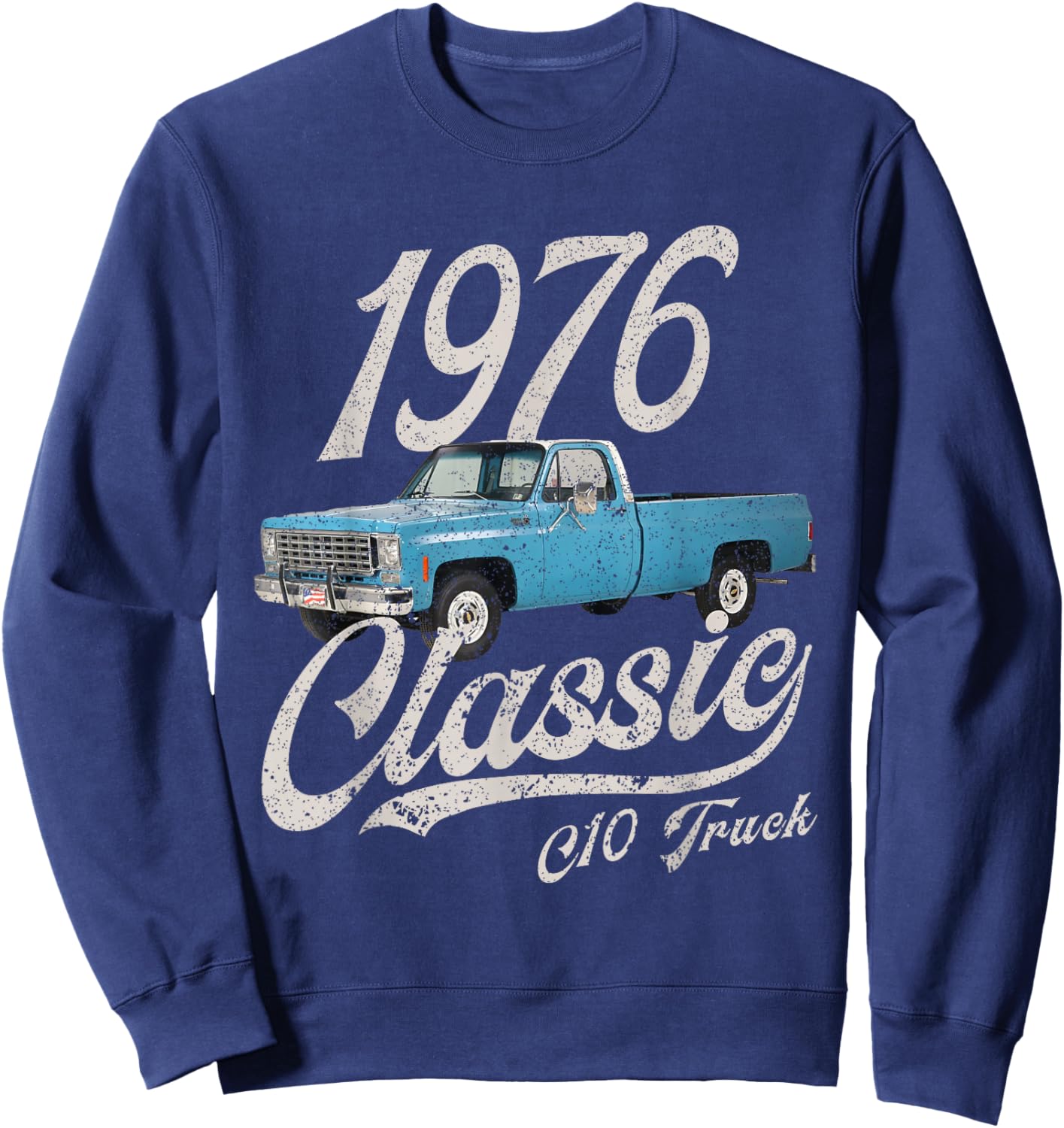 1976 76 C10 Truck Sweatshirt - Sweatshirt | Navy