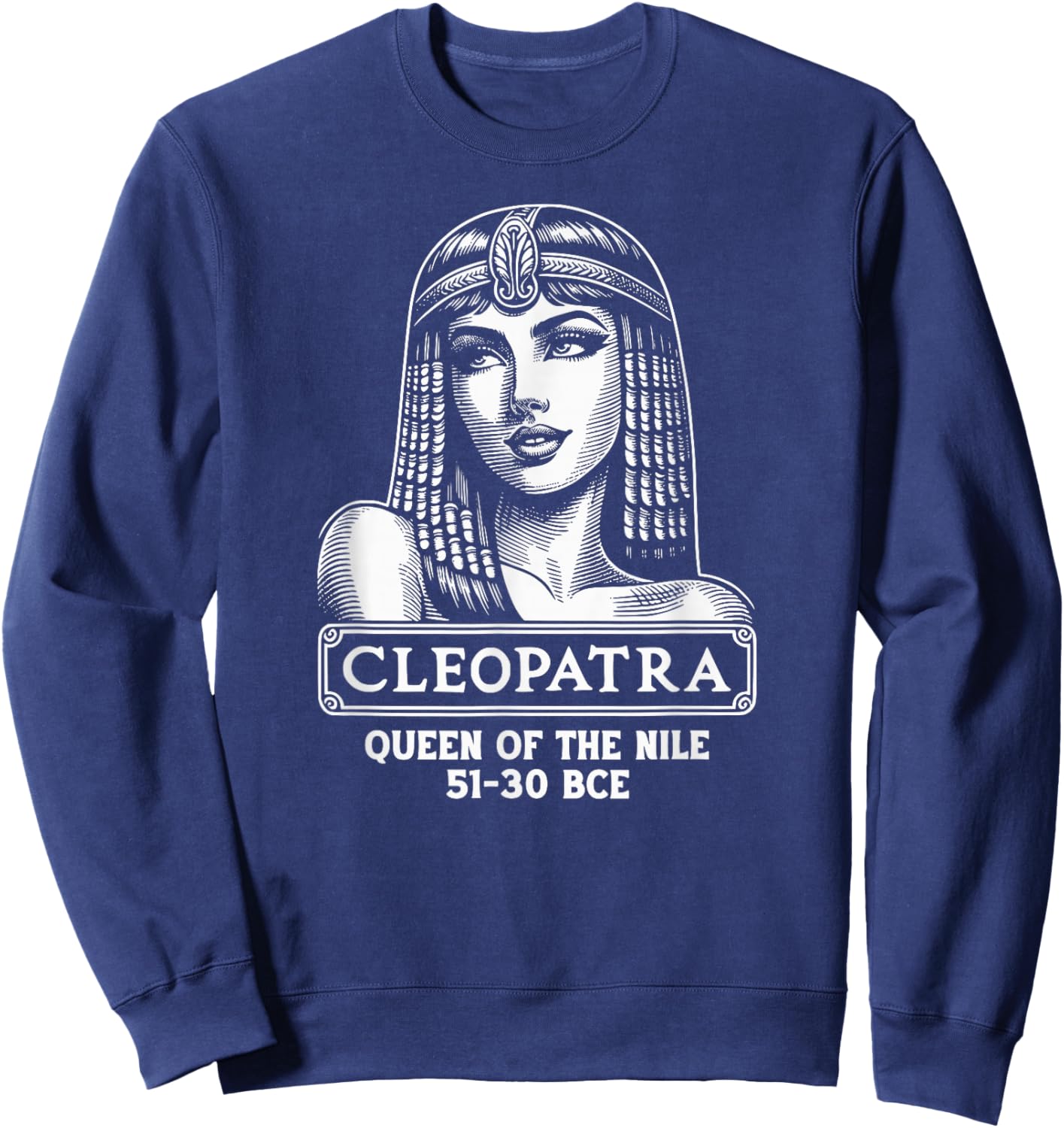 Cleopatra Queen of the Nile Sweatshirt - Sweatshirt | Navy