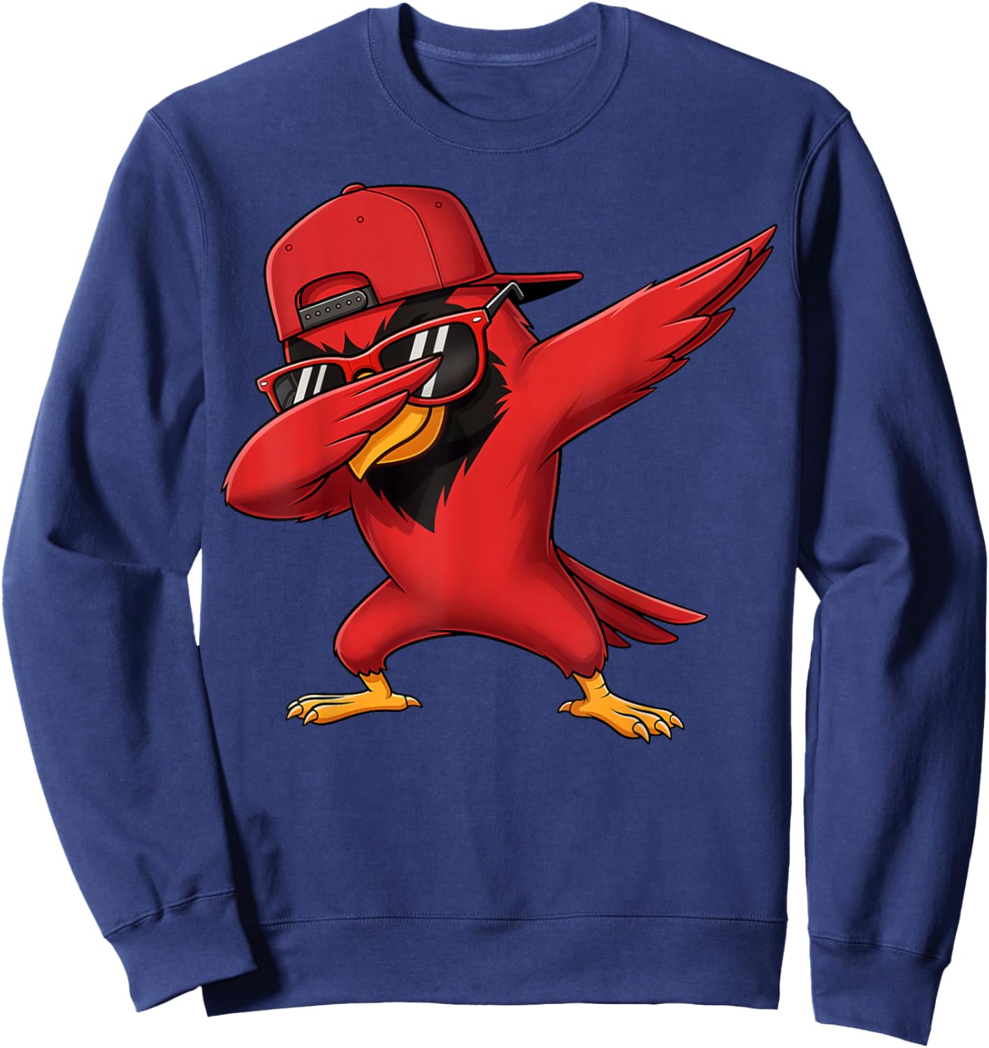 Cardinal Dabbing Women Youth Kids Toddler Boys Girls Sweatshirt - Sweatshirt | Navy
