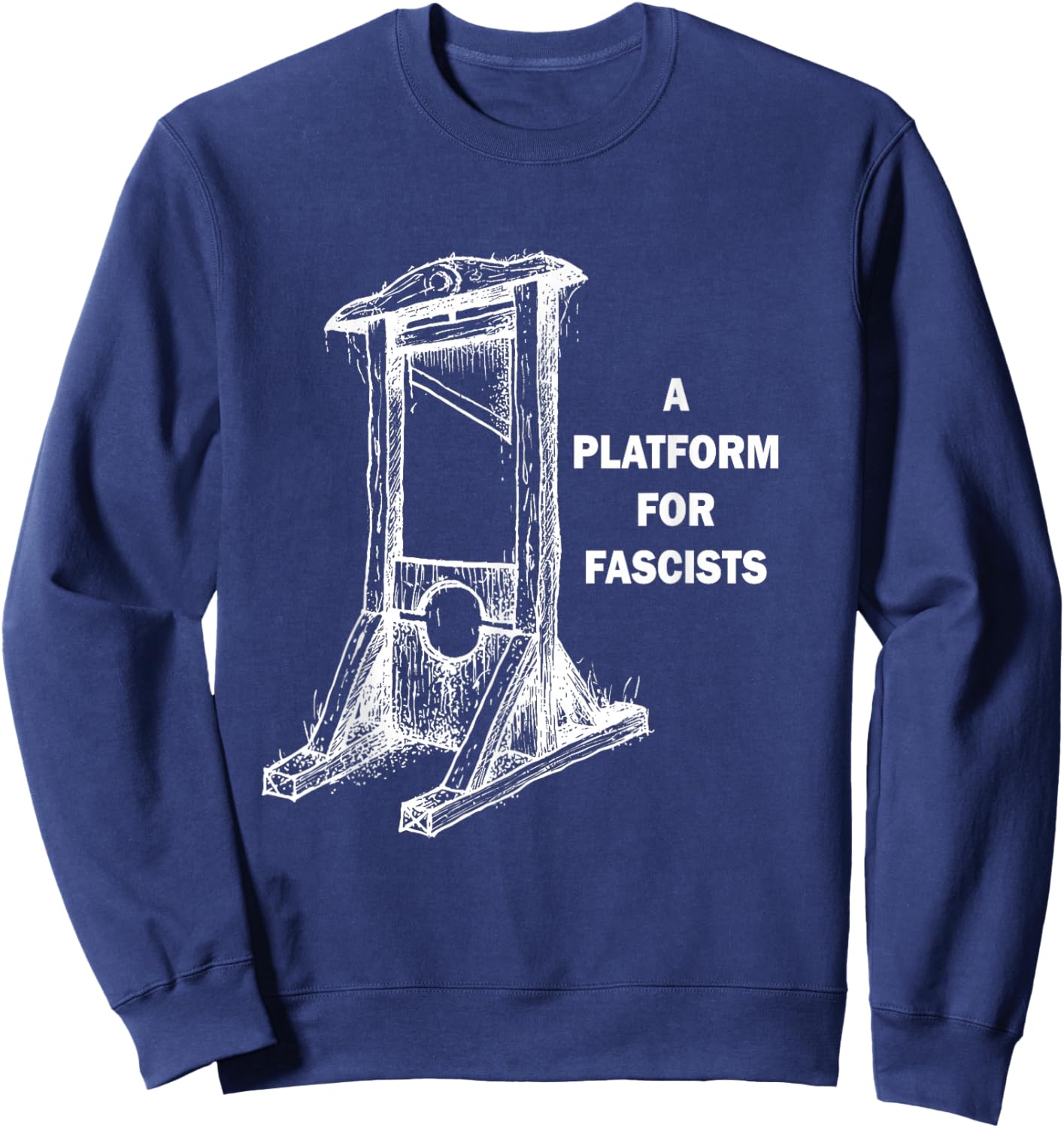 Platform For Fascists Sweatshirt - Sweatshirt | Navy