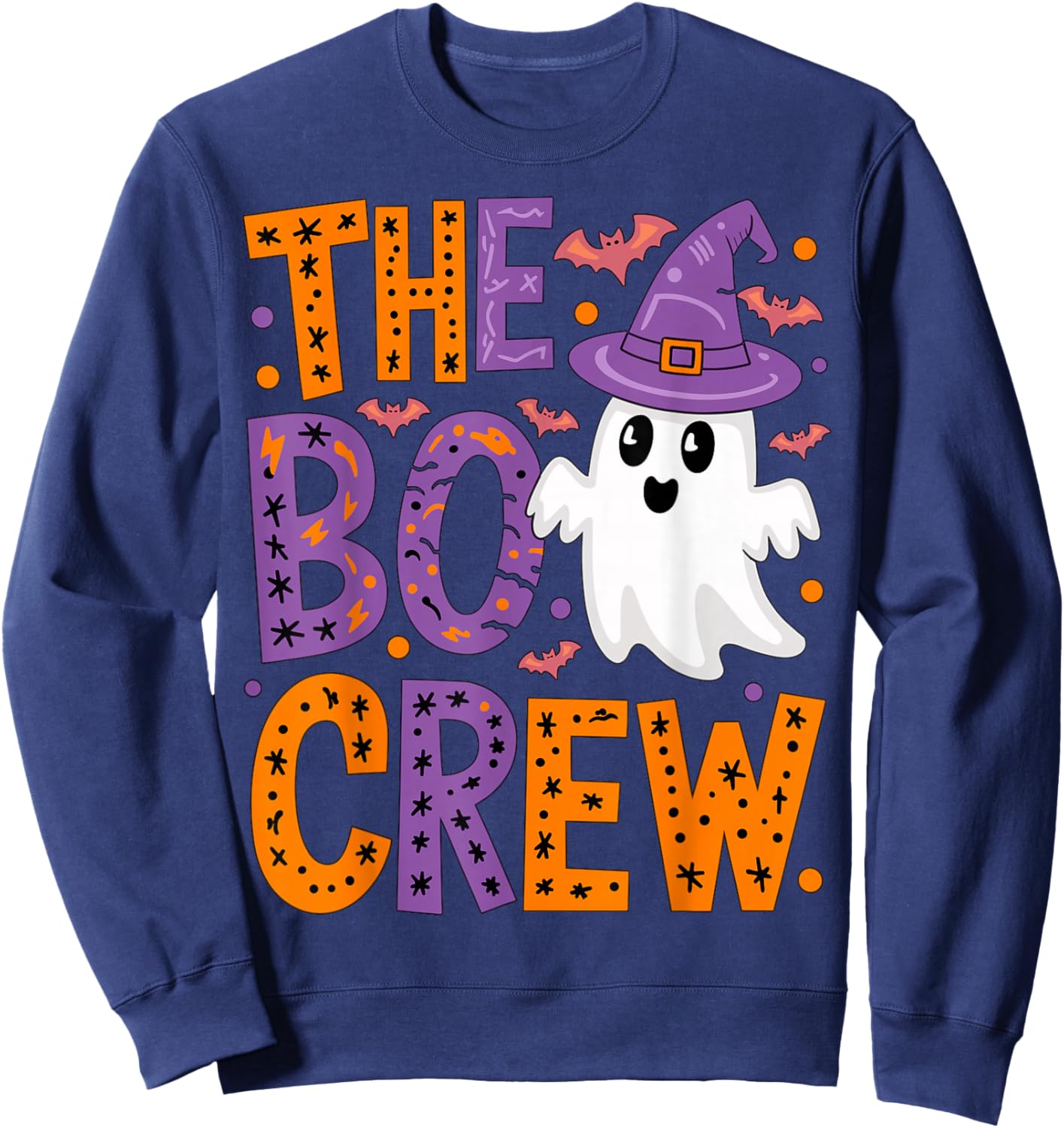 The Boo Crew Halloween Costume Sweatshirt - Sweatshirt | Navy