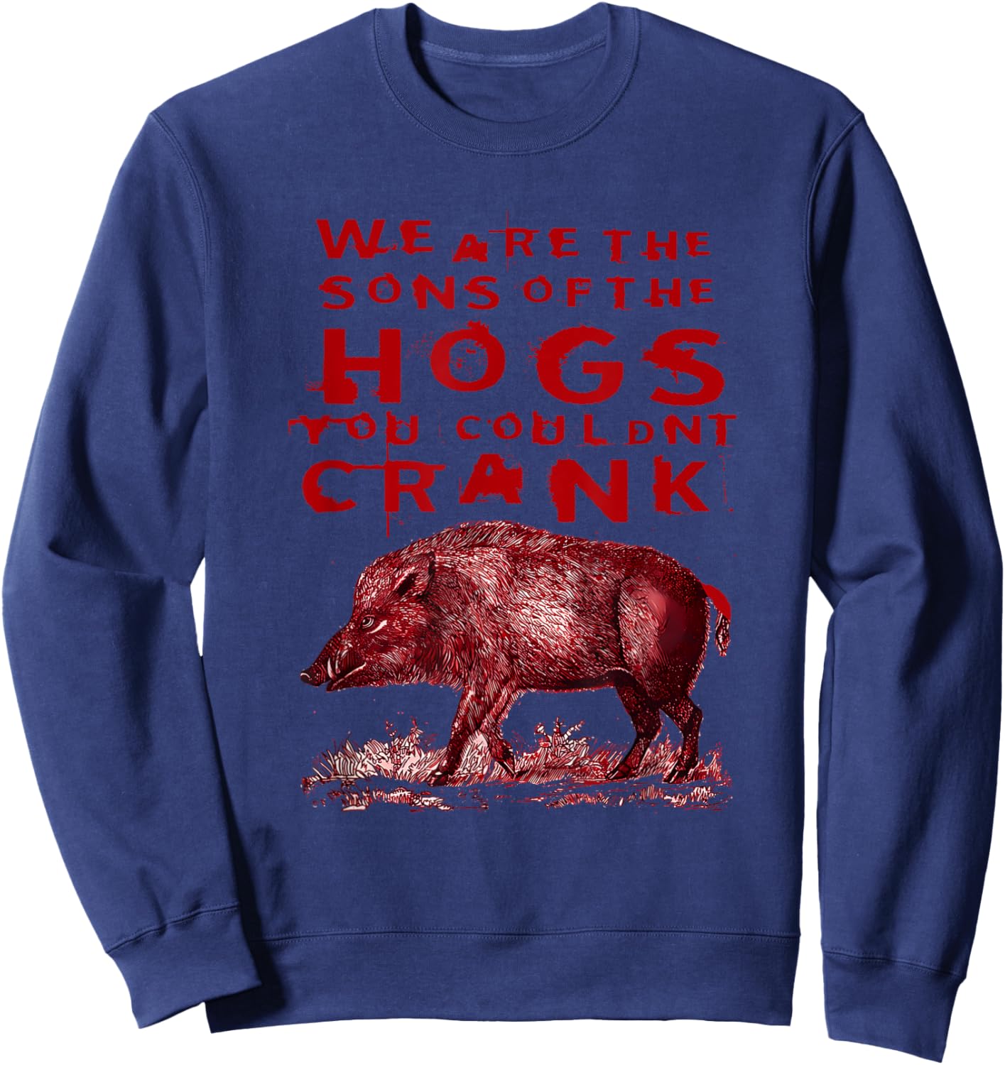 Funny design Sweatshirt - Sweatshirt | Navy