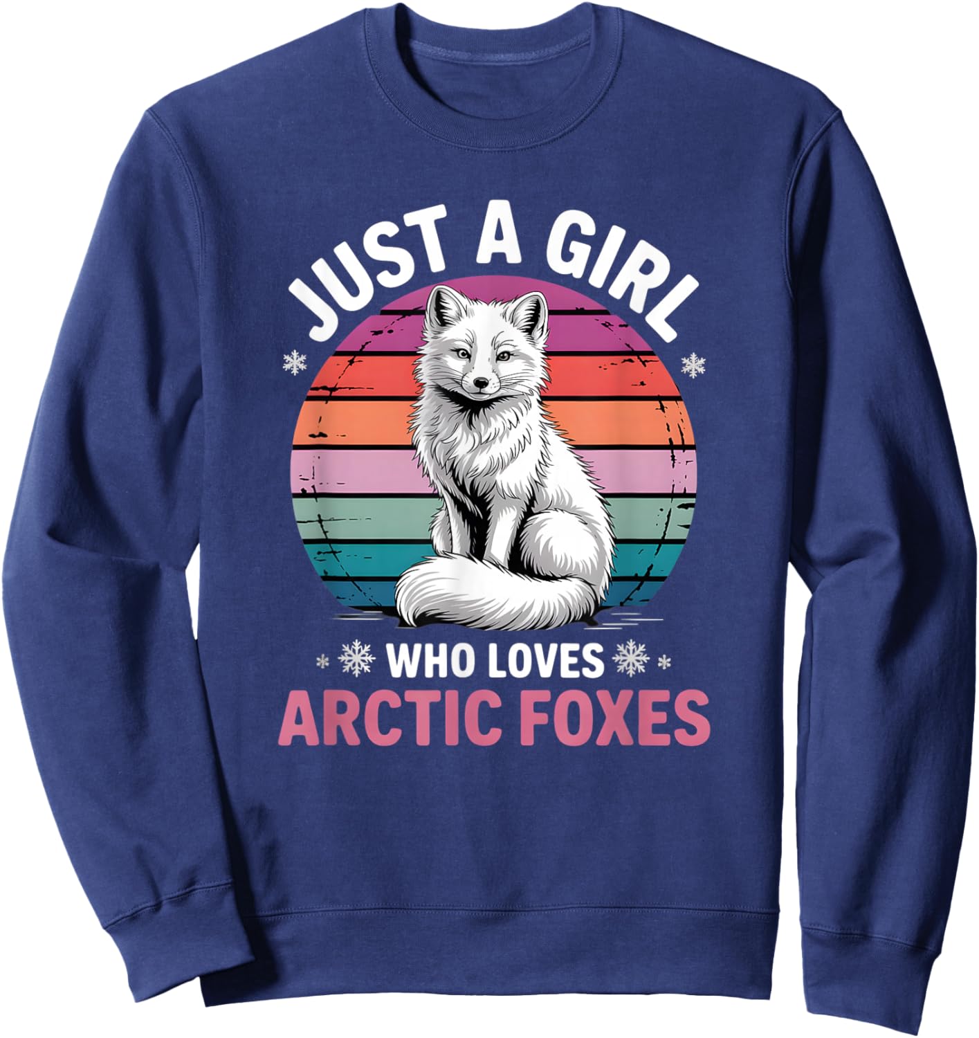 Girls Arctic Fox Sweatshirt - Sweatshirt | Navy