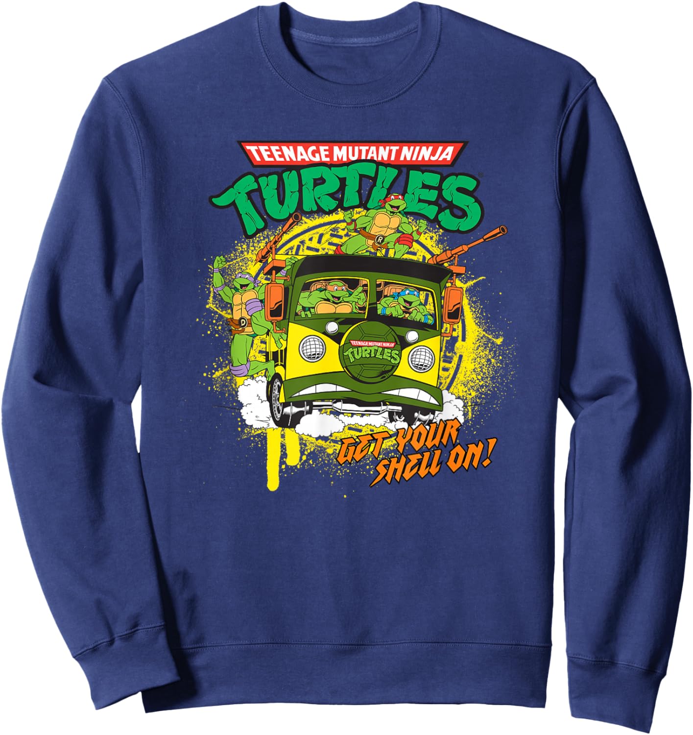 Teenage Mutant Ninja Turtles Get Your Shell on Van Sweatshirt - Sweatshirt | Navy