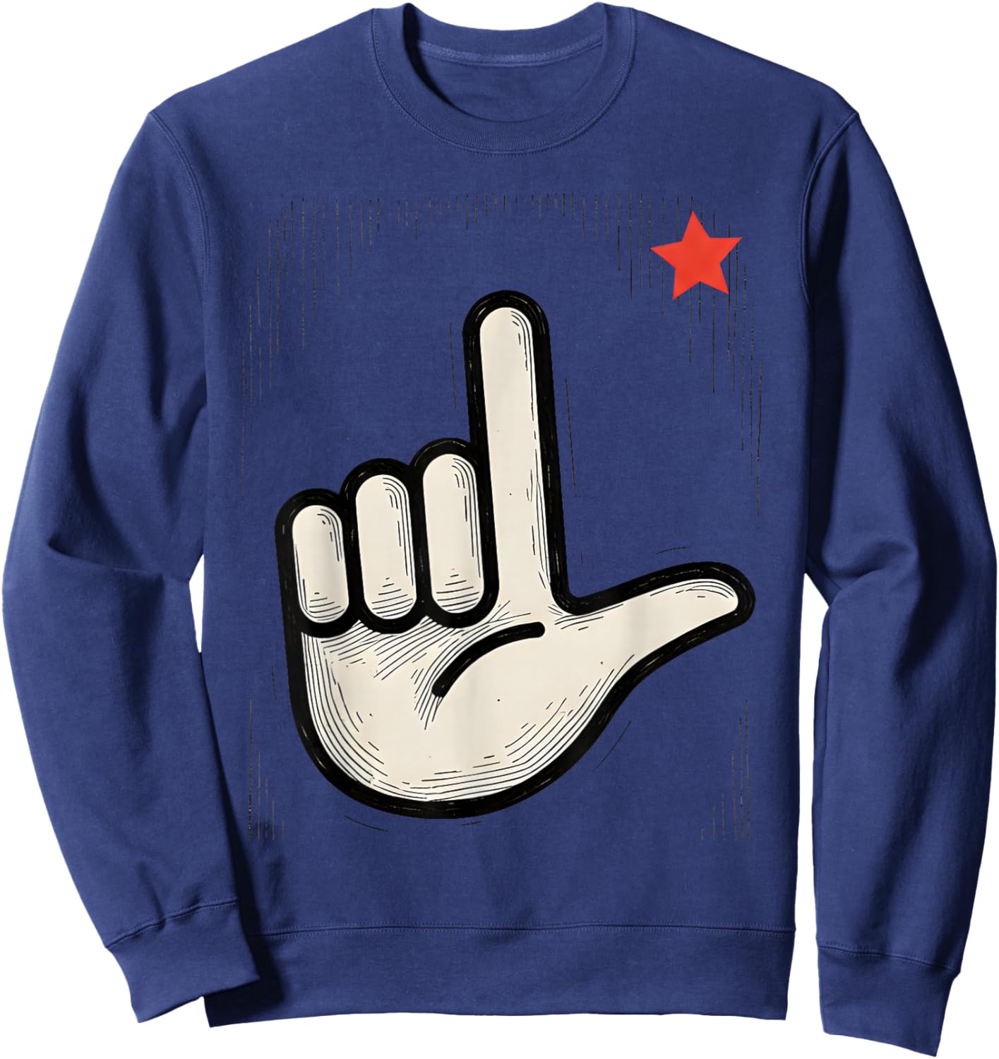 PT 13 Lula President of Brazil Election 2026 Mão Faz O L Sweatshirt - Sweatshirt | Navy