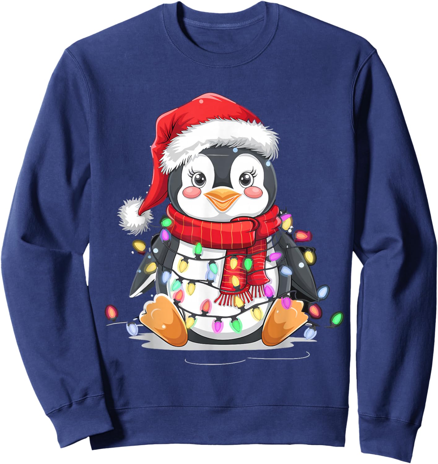 Christmas Penguin Sweatshirt - Sweatshirt | Navy