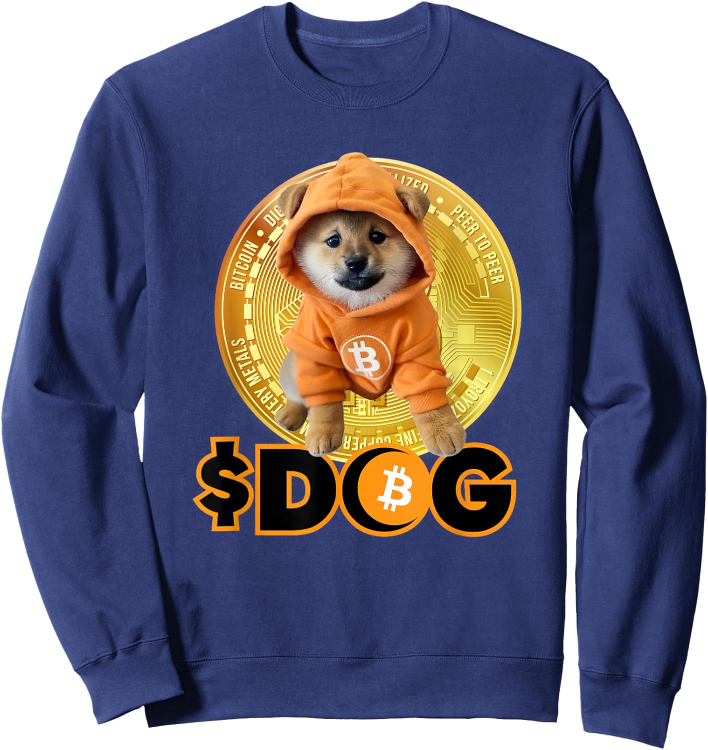 Dog Go to the Moon Sweatshirt - Sweatshirt | Navy