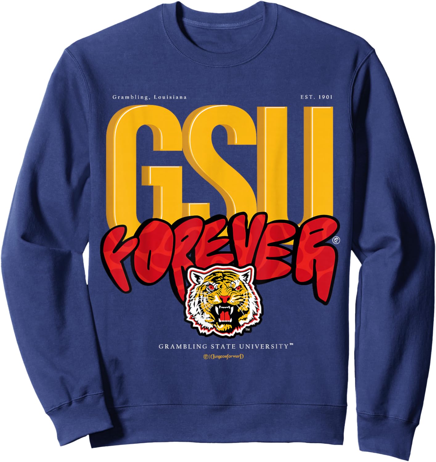 The Yard Essentials - Grambling State University - Forever Sweatshirt - Sweatshirt | Navy