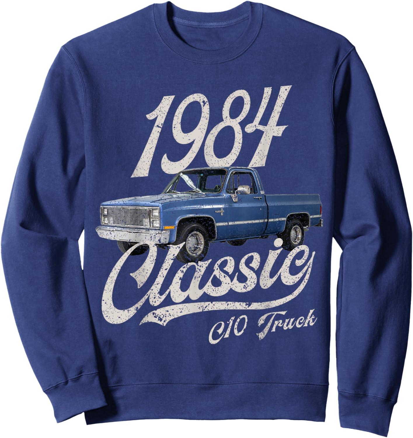 1984 84 C10 Truck Sweatshirt - Sweatshirt | Navy