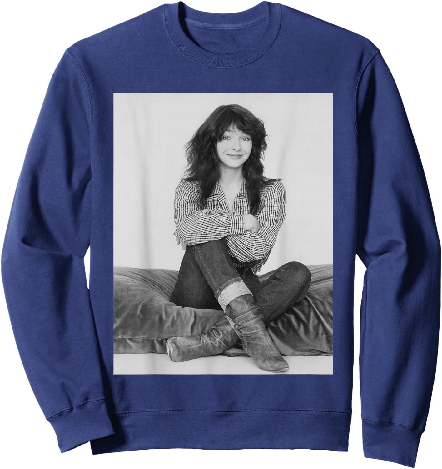 Kate Bush Wuthering Heights Singer 1983 Photo Sweatshirt - Sweatshirt | Navy
