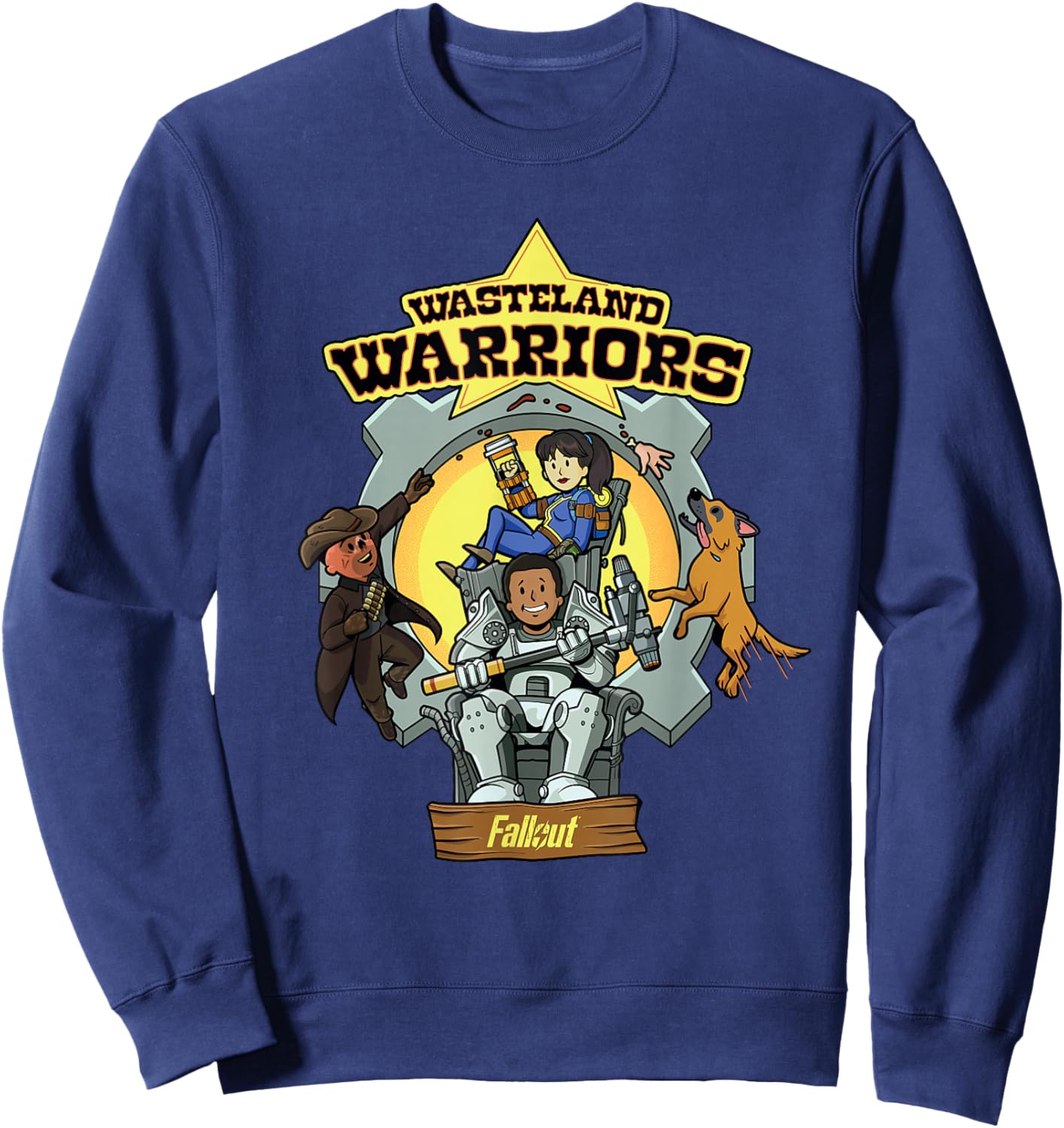 Fallout - Wasteland Warriors Sweatshirt - Sweatshirt | Navy