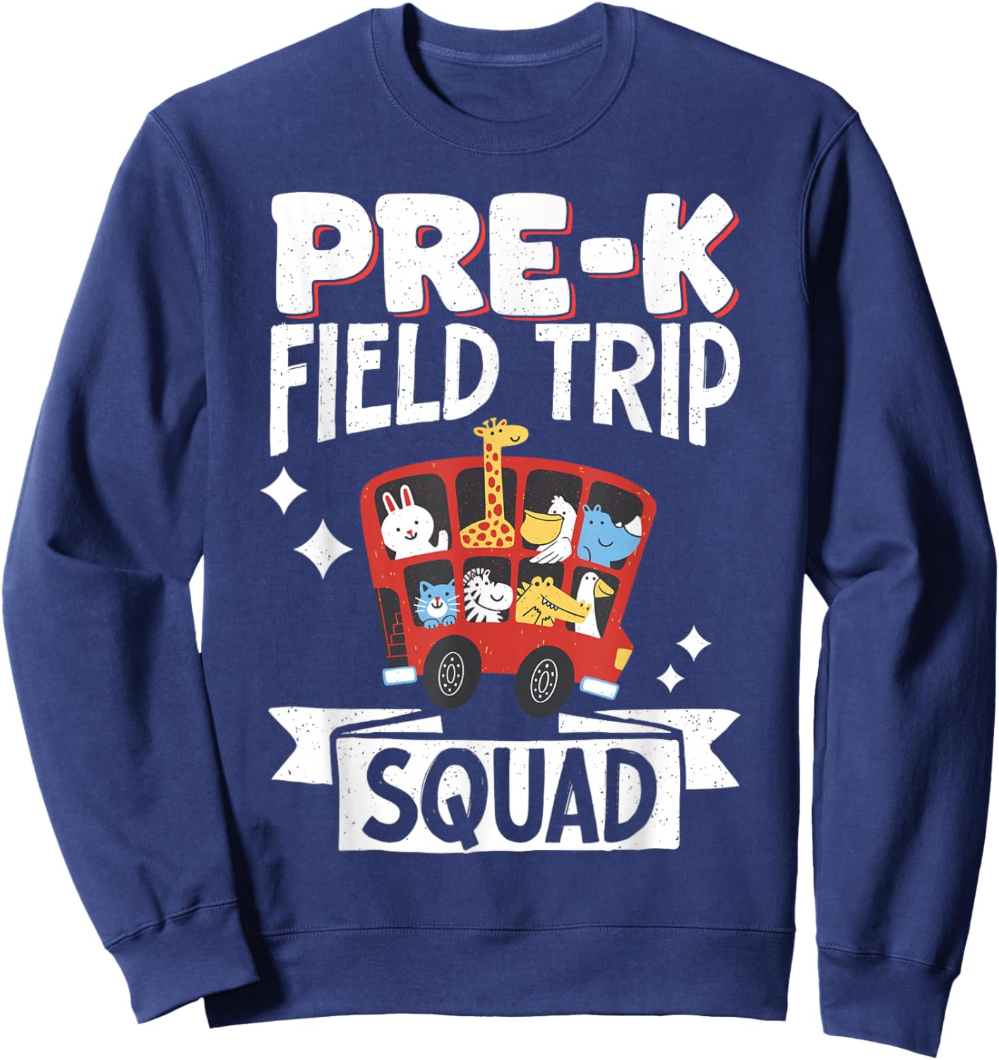 Pre-K Field Trip Squad Sweatshirt - Sweatshirt | Navy
