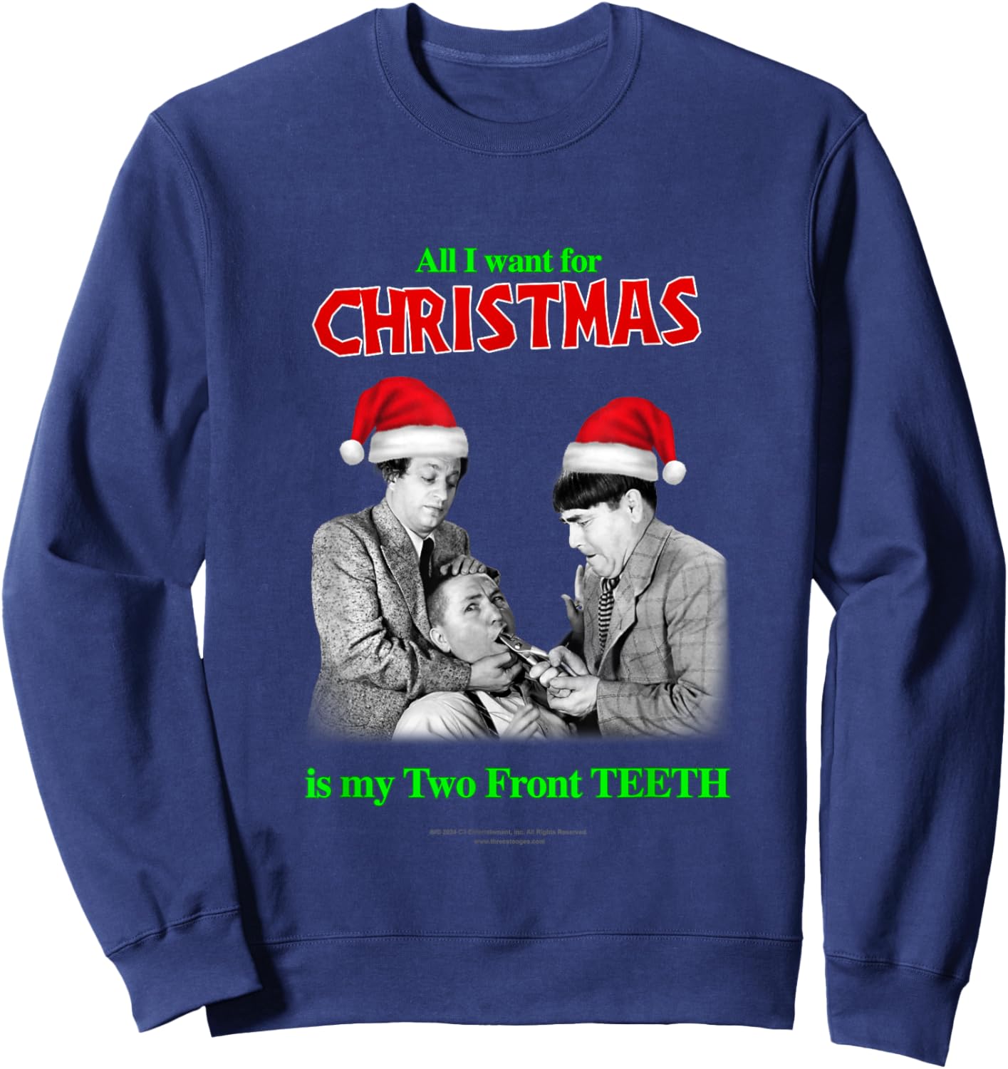 Two Front Teeth Sweatshirt - Sweatshirt | Navy