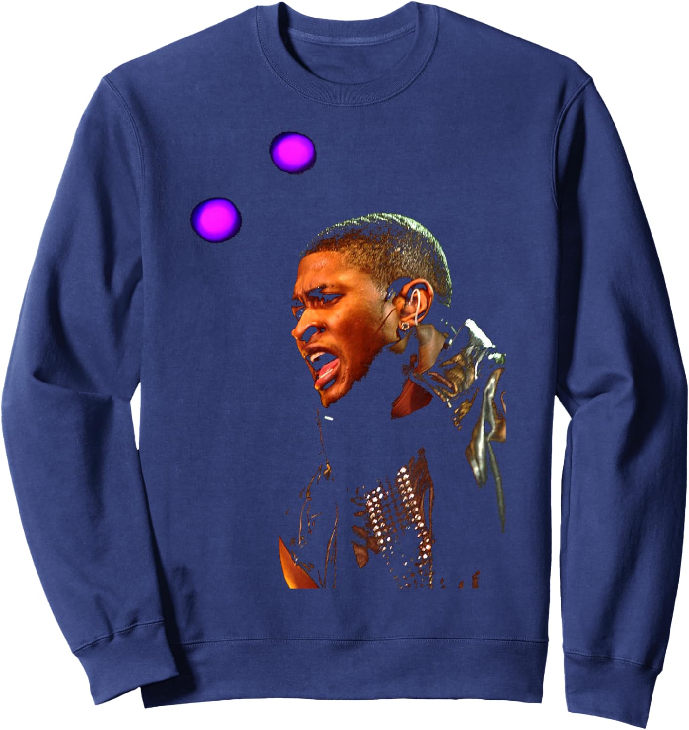 Usher U Remind Me R&B Live At The NEC 2002 Sweatshirt - Sweatshirt | Navy