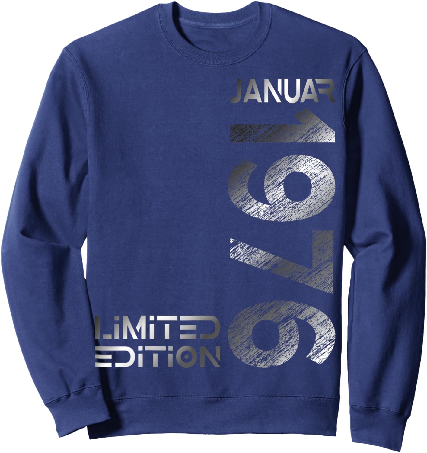 January 1976 Man Woman 50th Birthday Limited Edition Sweatshirt - Sweatshirt | Navy