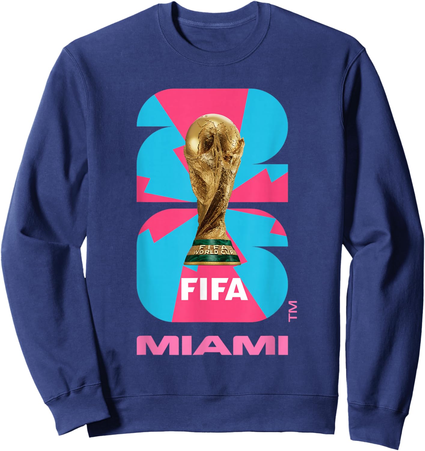 FIFA World CUP26 Miami Trophy Color Sweatshirt - Sweatshirt | Navy