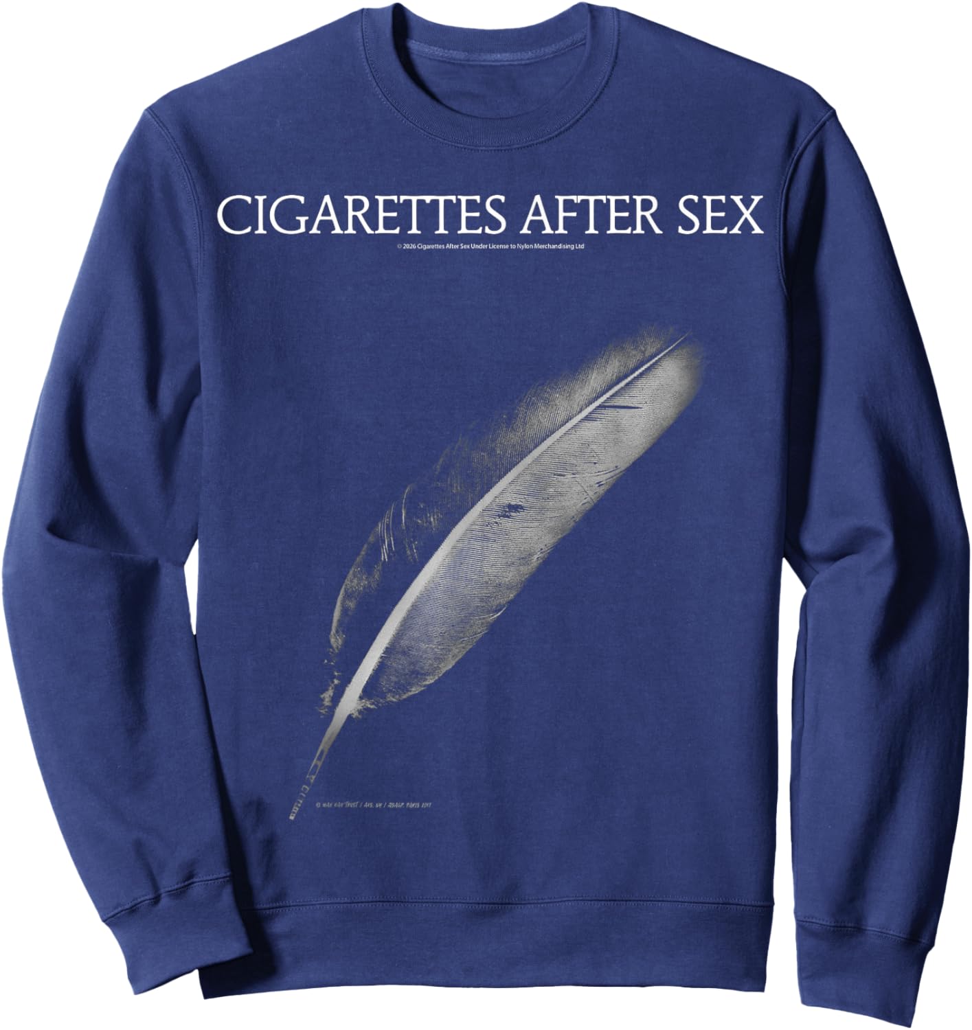 Official Cigarettes After Sex Affection Dream Pop Band Sweatshirt - Sweatshirt | Navy