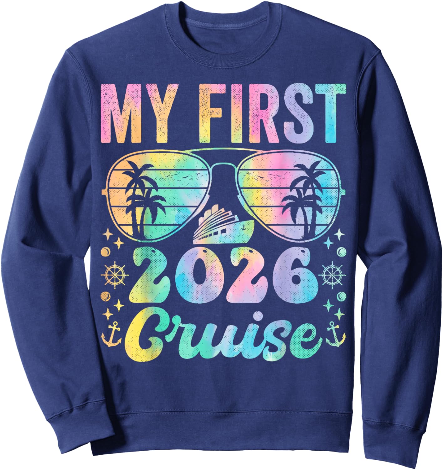 My First Cruise 2026 Vacation Matching Family Cruise Ship Sweatshirt - Sweatshirt | Navy