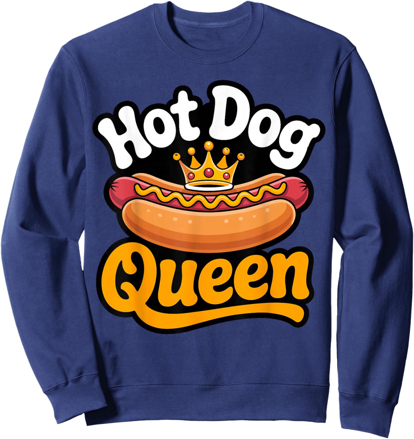 Hot Dog Queen Sweatshirt - Sweatshirt | Navy
