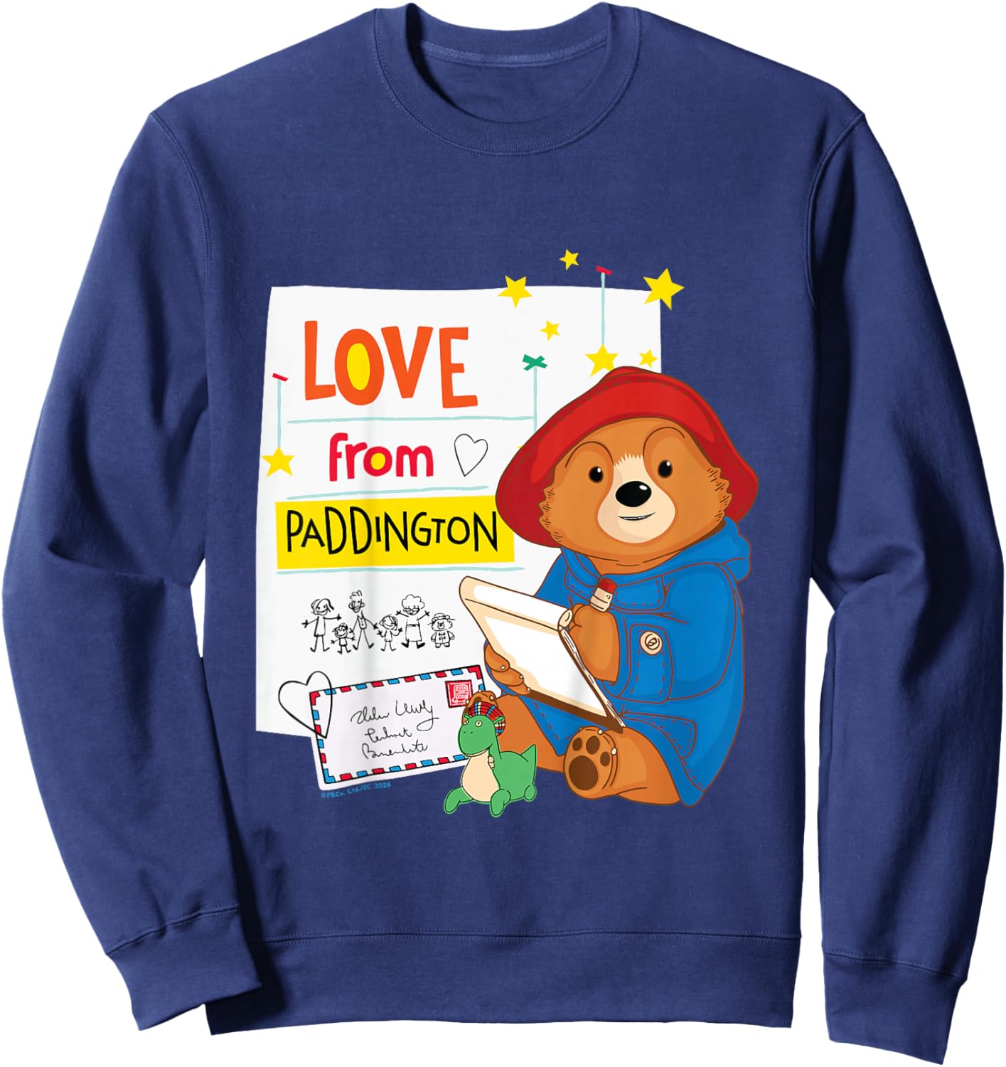 The Adventures of Paddington Bear Letters Kids Sweatshirt - Sweatshirt | Navy
