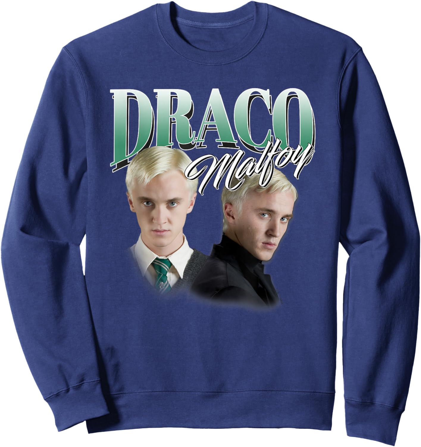 Harry Potter Draco Malfoy Homage Sweatshirt - Sweatshirt | Navy