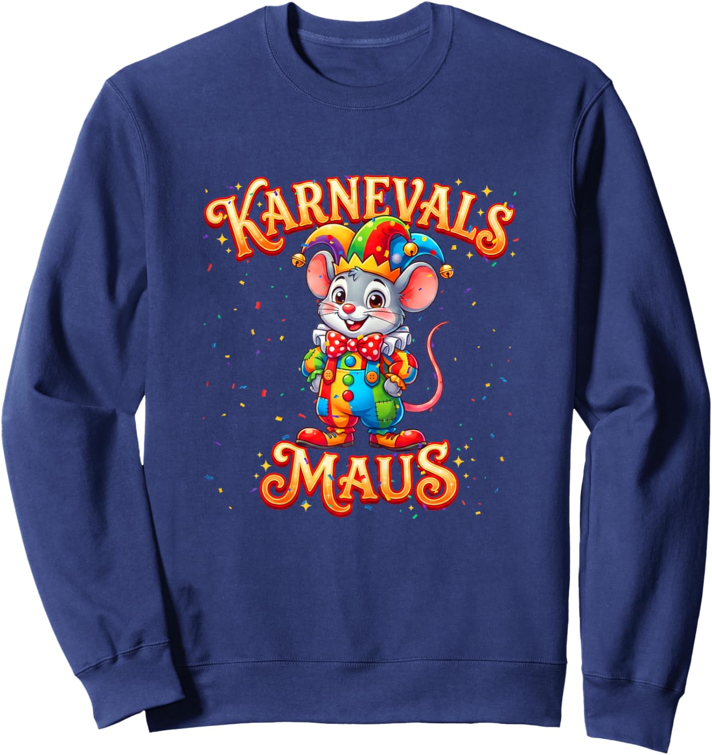 Carnival Mouse Fancy Dress Funny Carnival Costume Sweatshirt - Sweatshirt | Navy