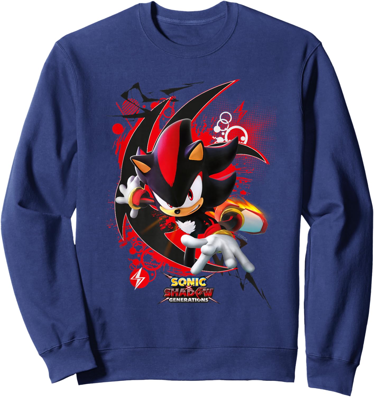 Sonic the Hedgehog, Sonic X Shadow Generations - Chaotic Sweatshirt - Sweatshirt | Navy