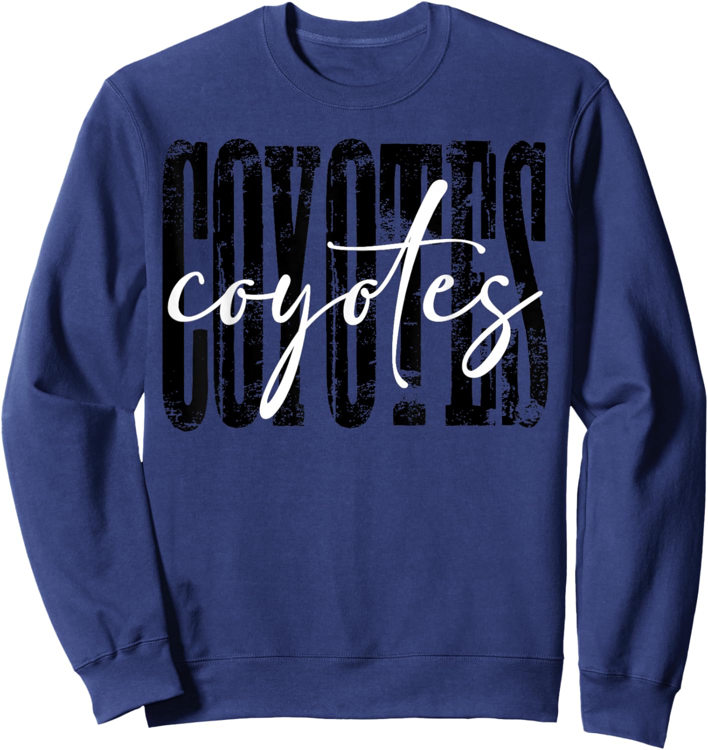 Coyotes School Spirit Game Day Mascot Coyote Pride Sweatshirt - Sweatshirt | Navy