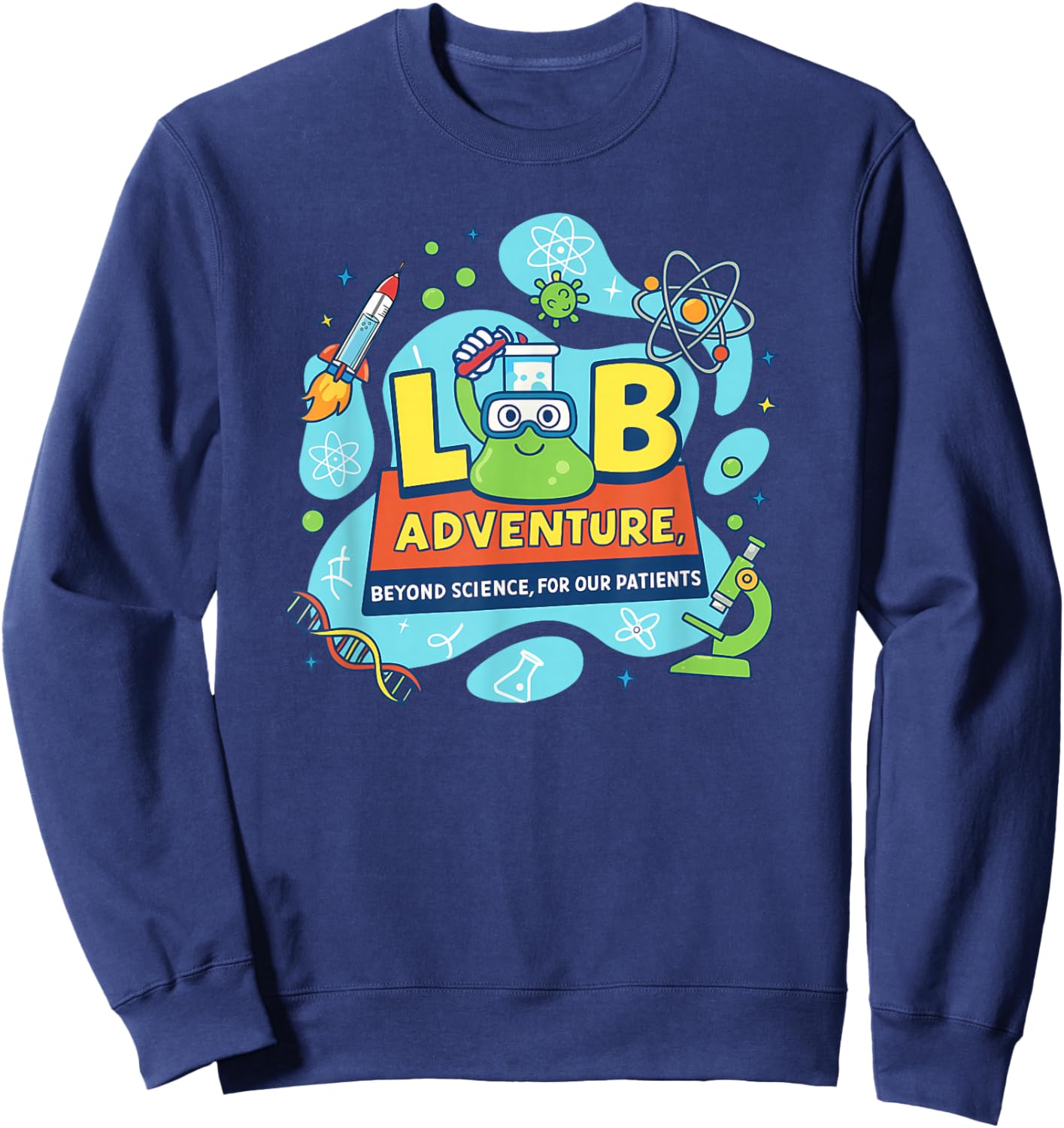 Lab Week 2026 Adventure Medical Medical Technician Outfit Sweatshirt - Sweatshirt | Navy