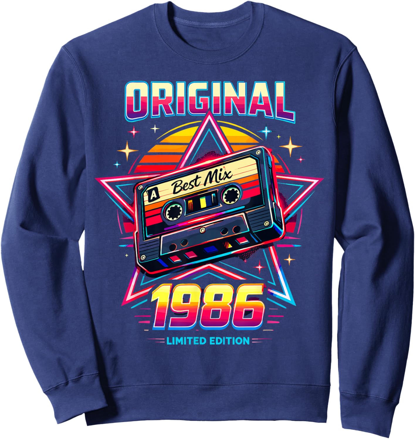 Limited Edition 1986 40th Birthday Sweatshirt - Sweatshirt | Navy