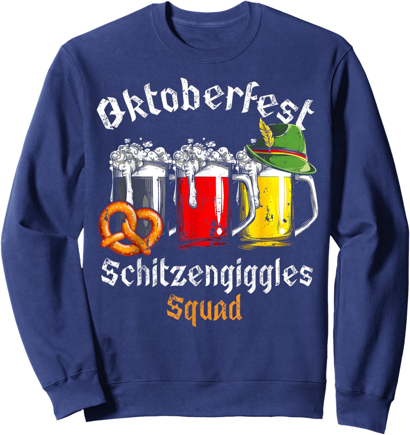 Oktoberfest Squad Germany Funny Festival Beer Sweatshirt - Sweatshirt | Navy